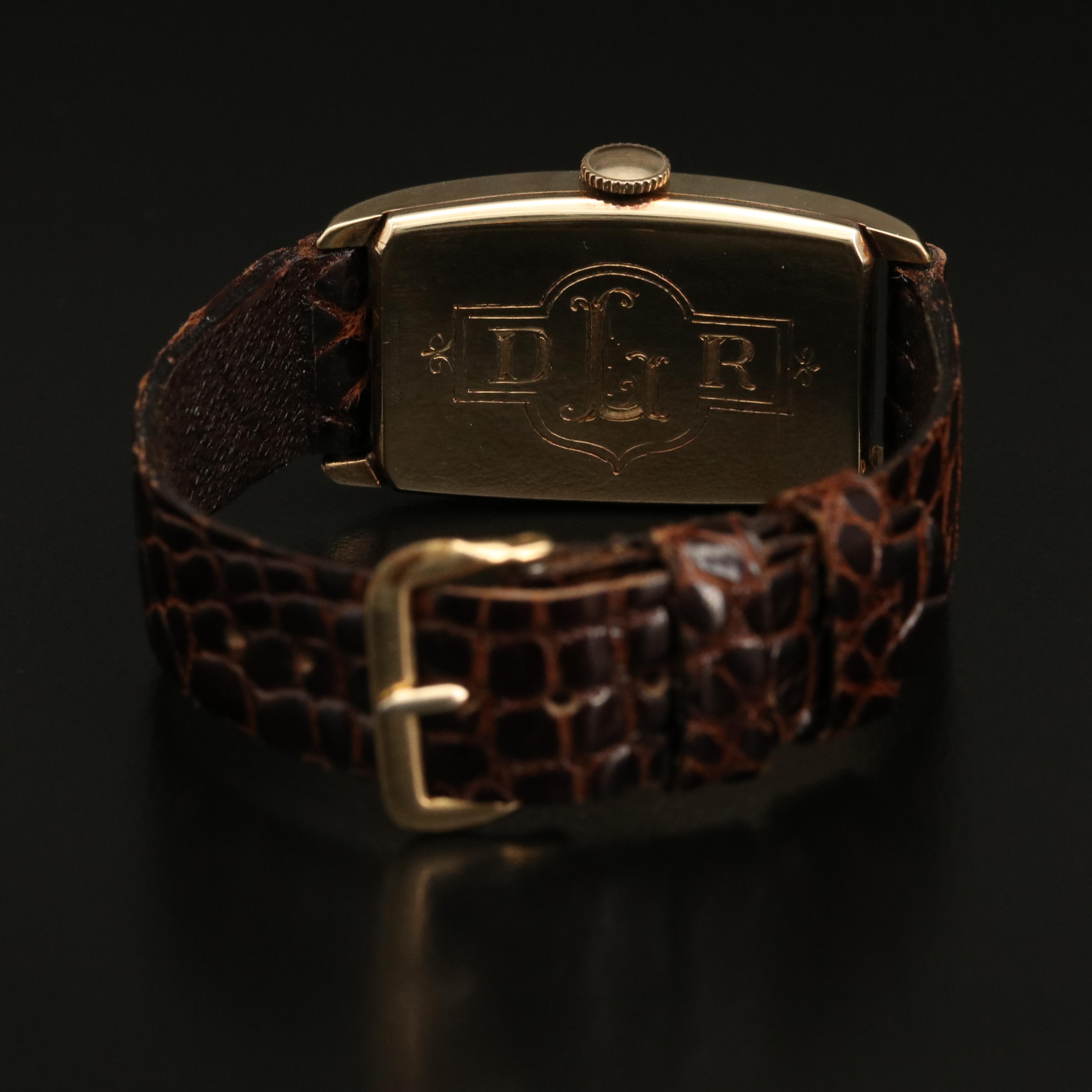 1934 Waltham 14K Yellow Gold Stem Wind Watch