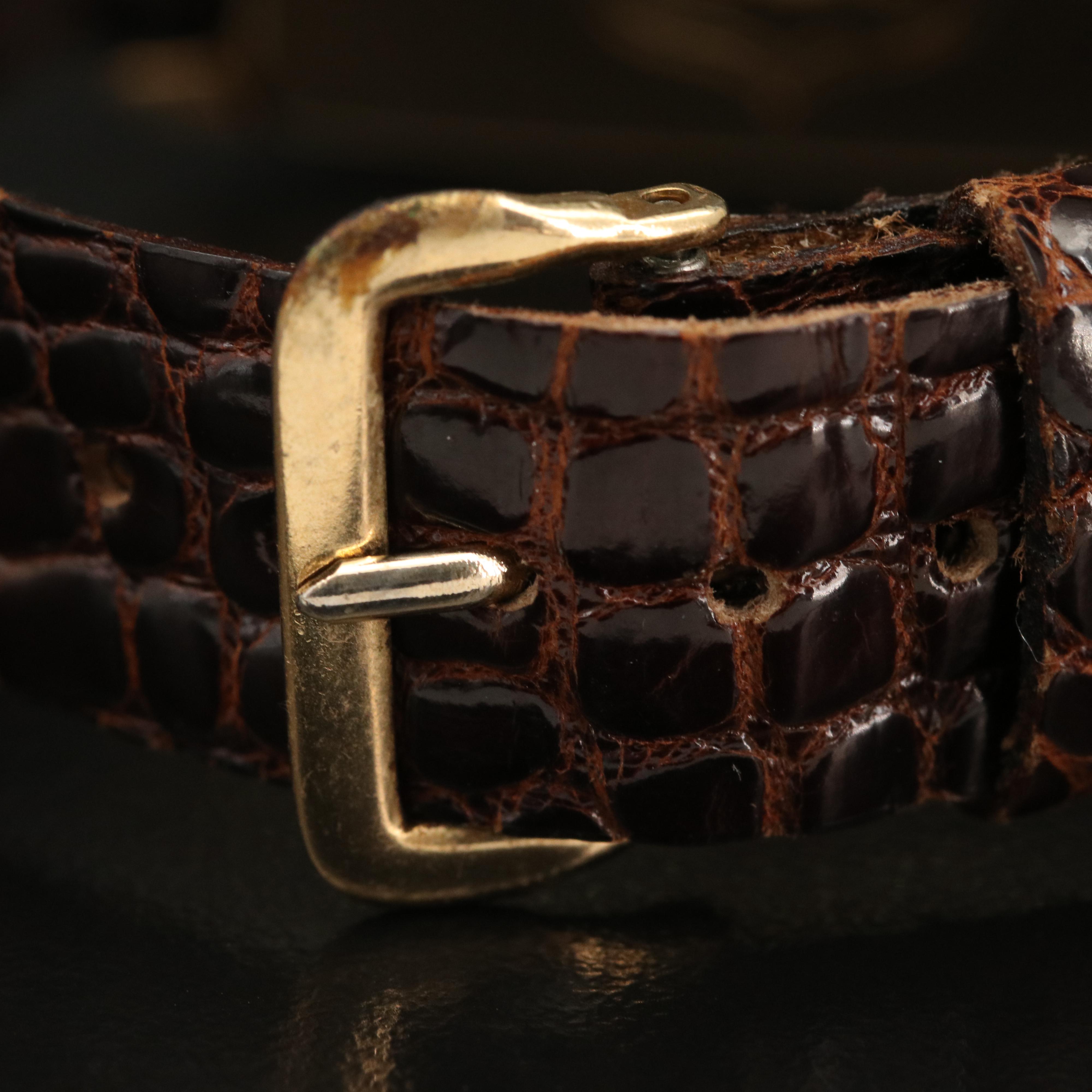 1934 Waltham 14K Yellow Gold Stem Wind Watch