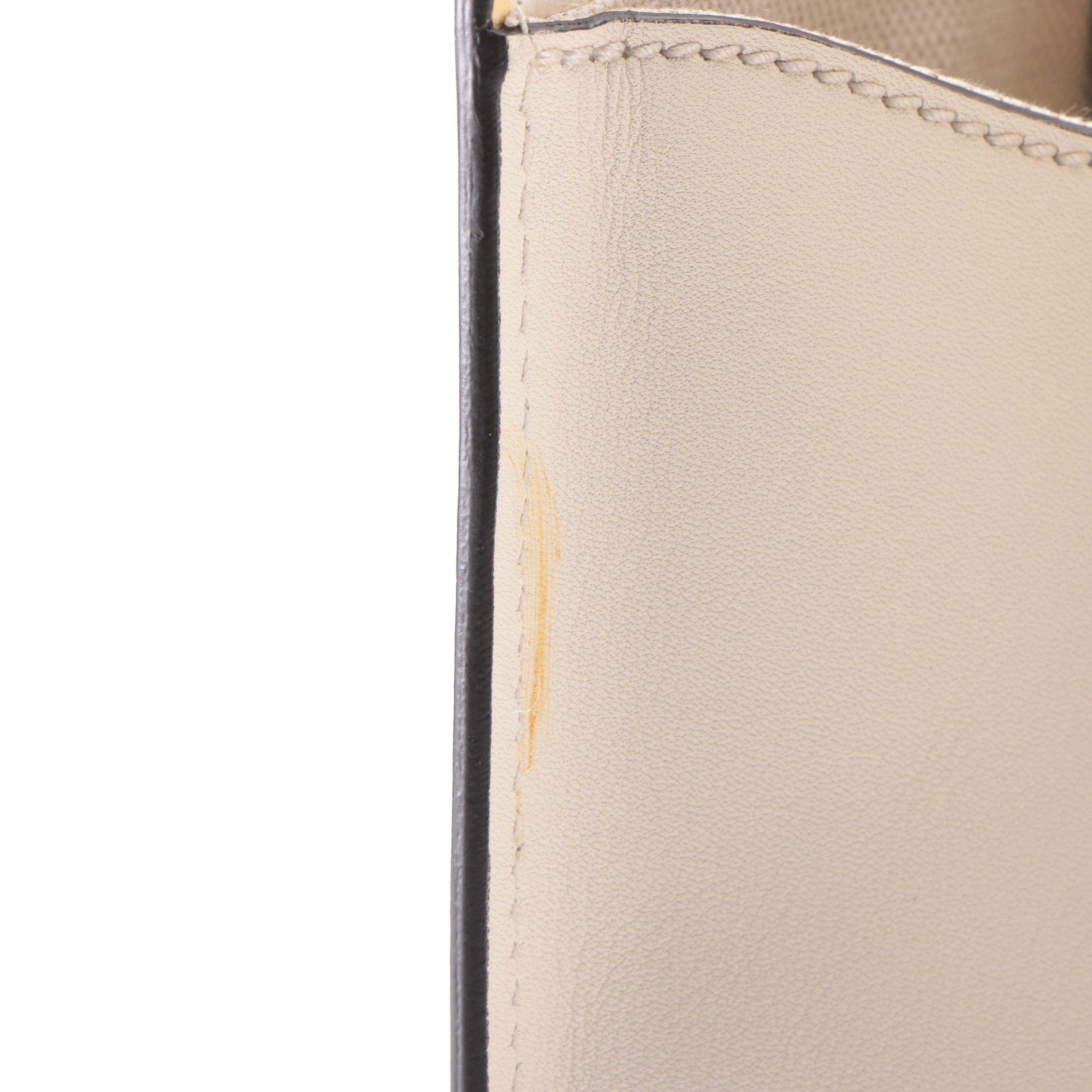 Gucci Japan Exclusive Marmont Ribbon Tote in White Leather