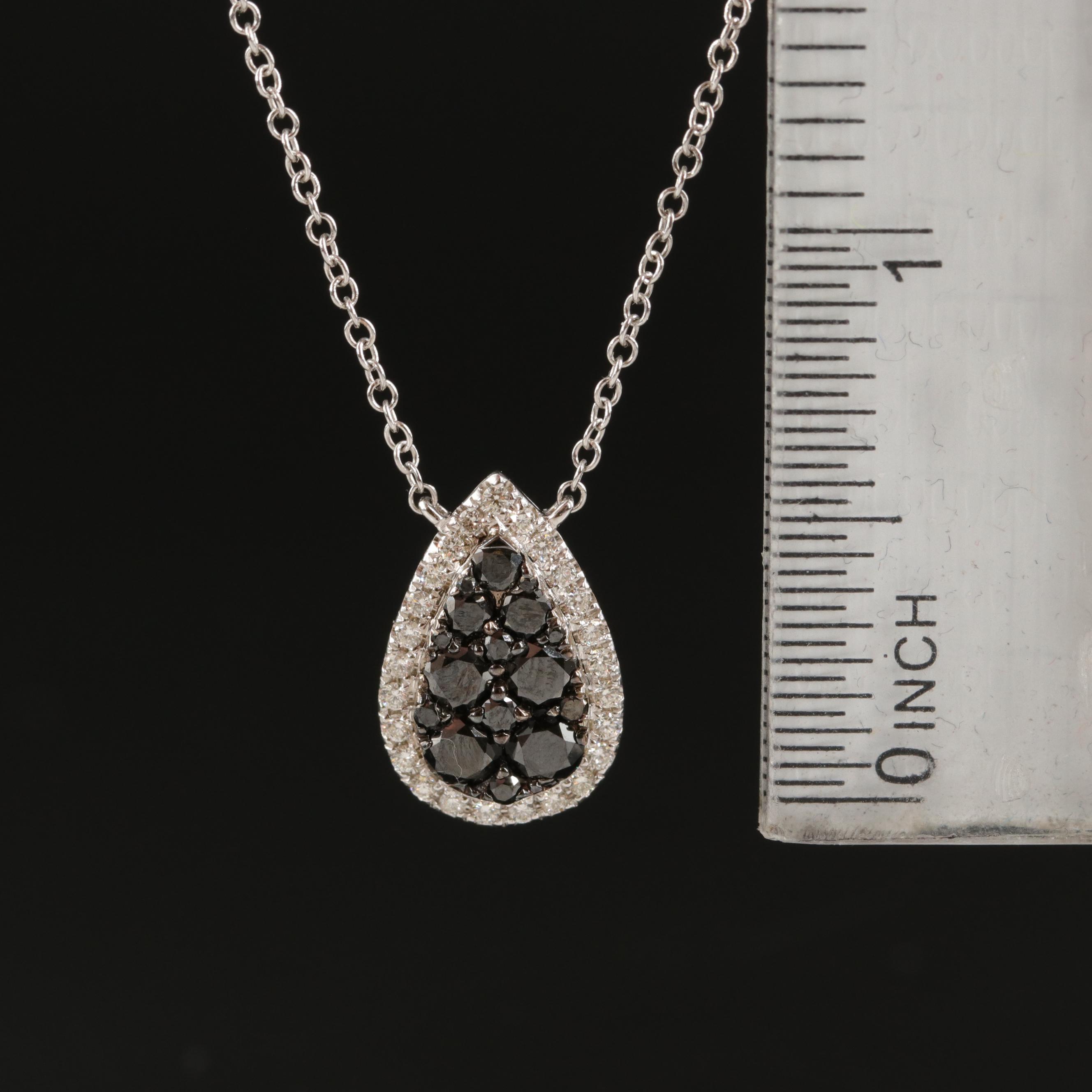 EFFY 14K 1.07 CTW Diamond Station Necklace