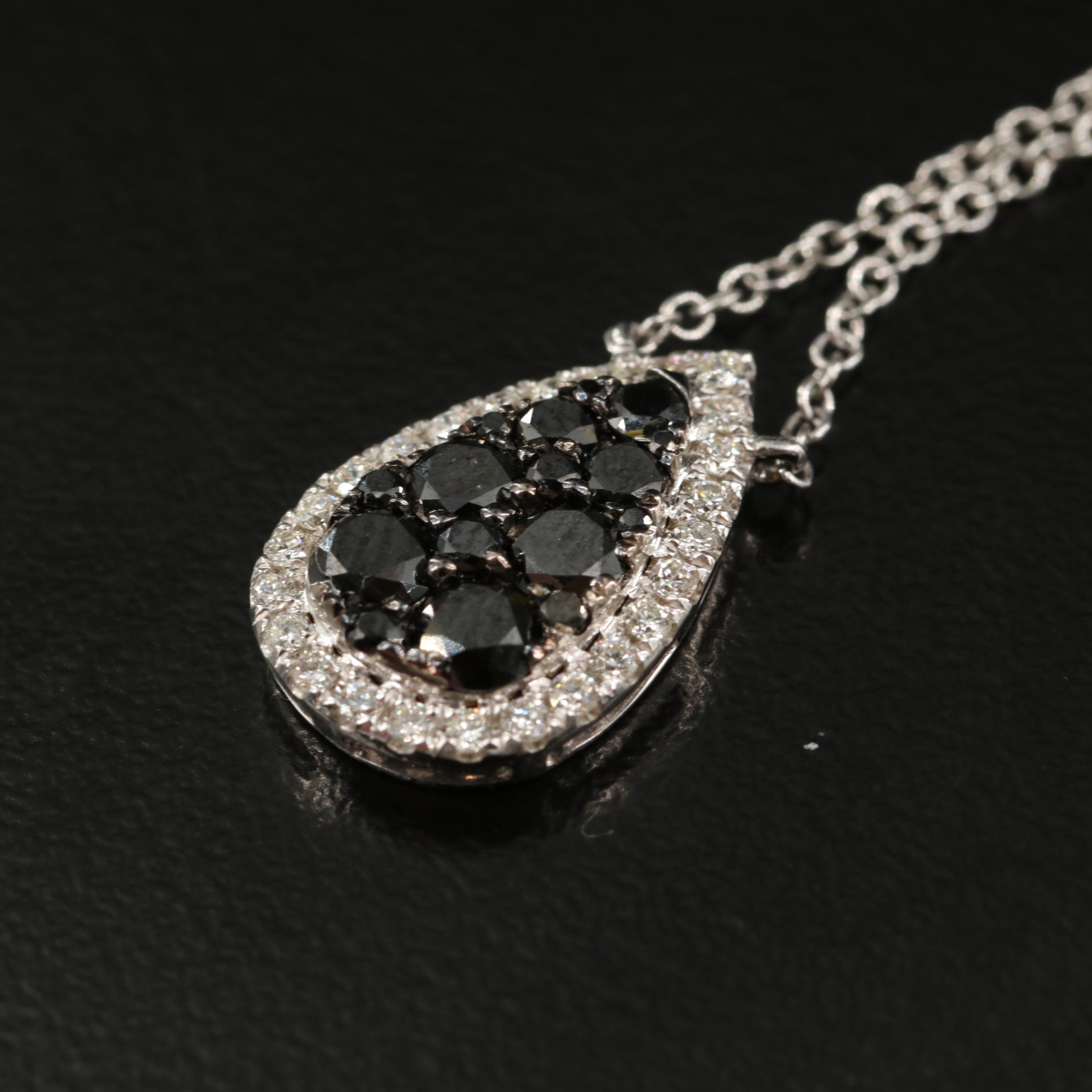 EFFY 14K 1.07 CTW Diamond Station Necklace