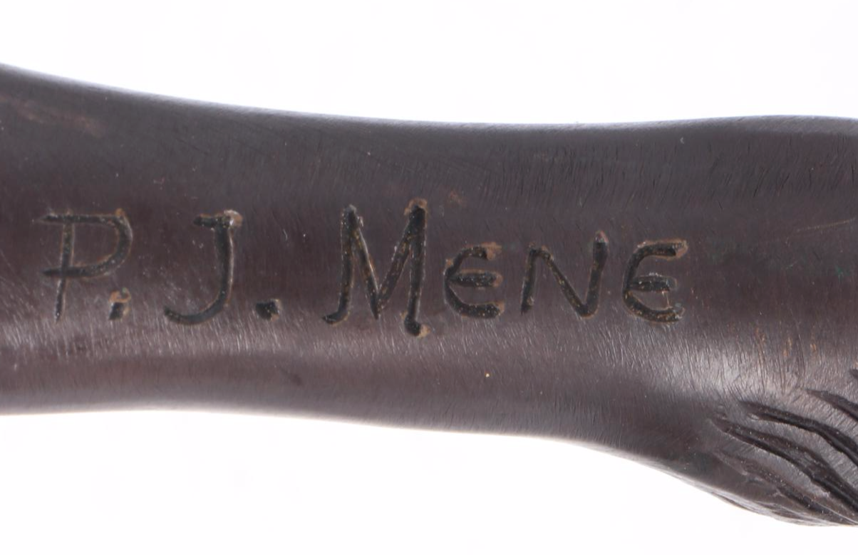 Cast Bronze Sculpture After Pierre-Jules Mêne, Mid-20th Century