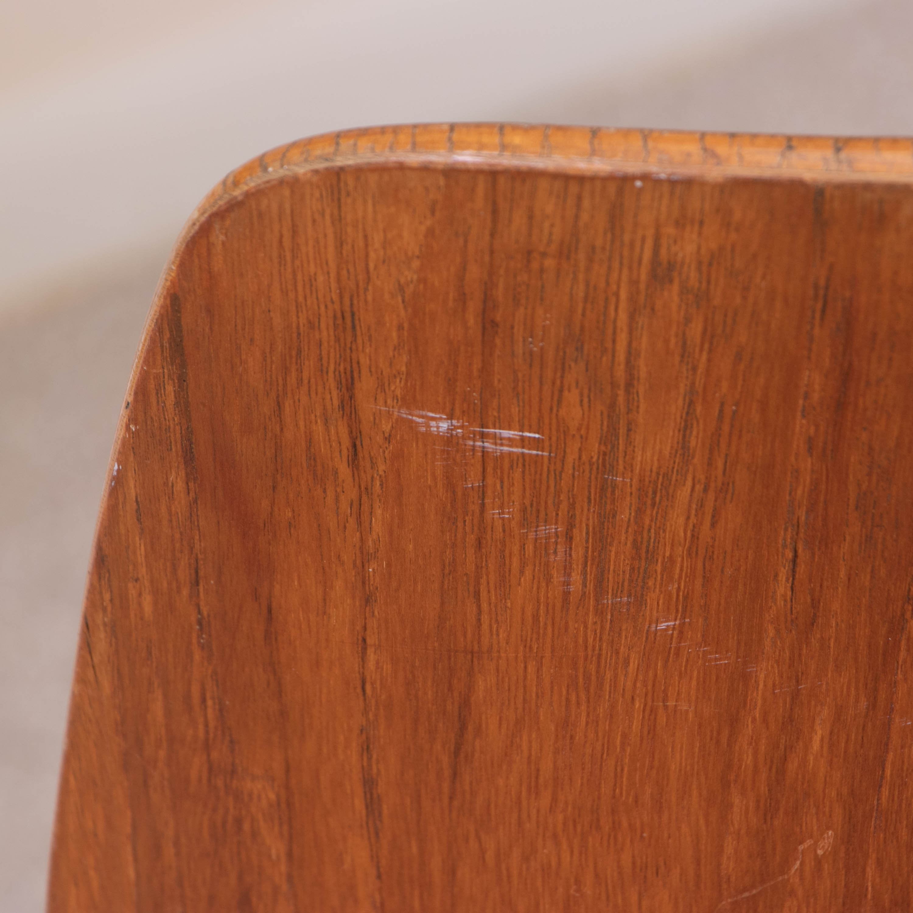 Øyvind Iversen for Møre Lenestolfabrikk Teak Plywood "Scala" Side Chairs, 1950s