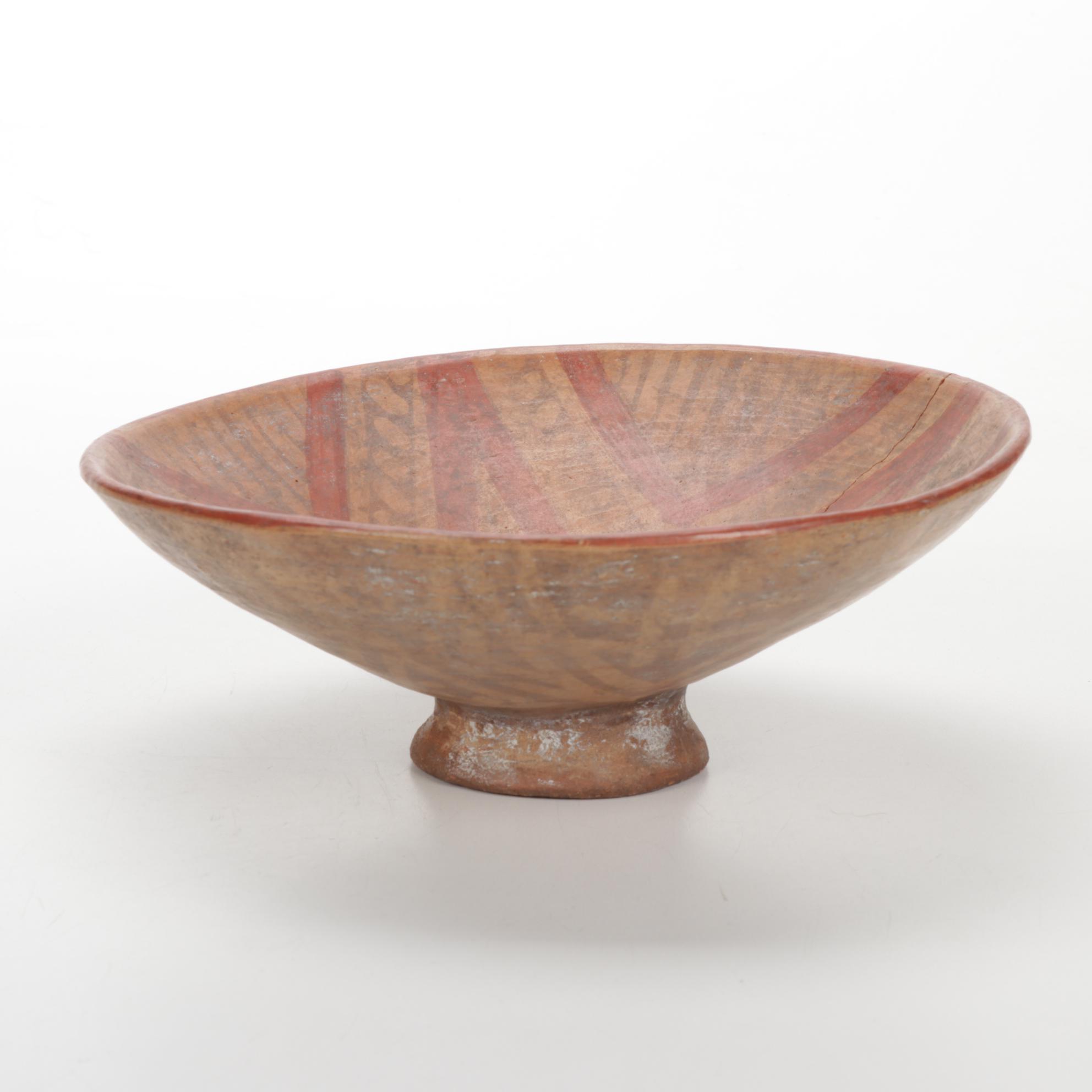 Pre-Columbian Mayan Polychrome Pottery Vessels