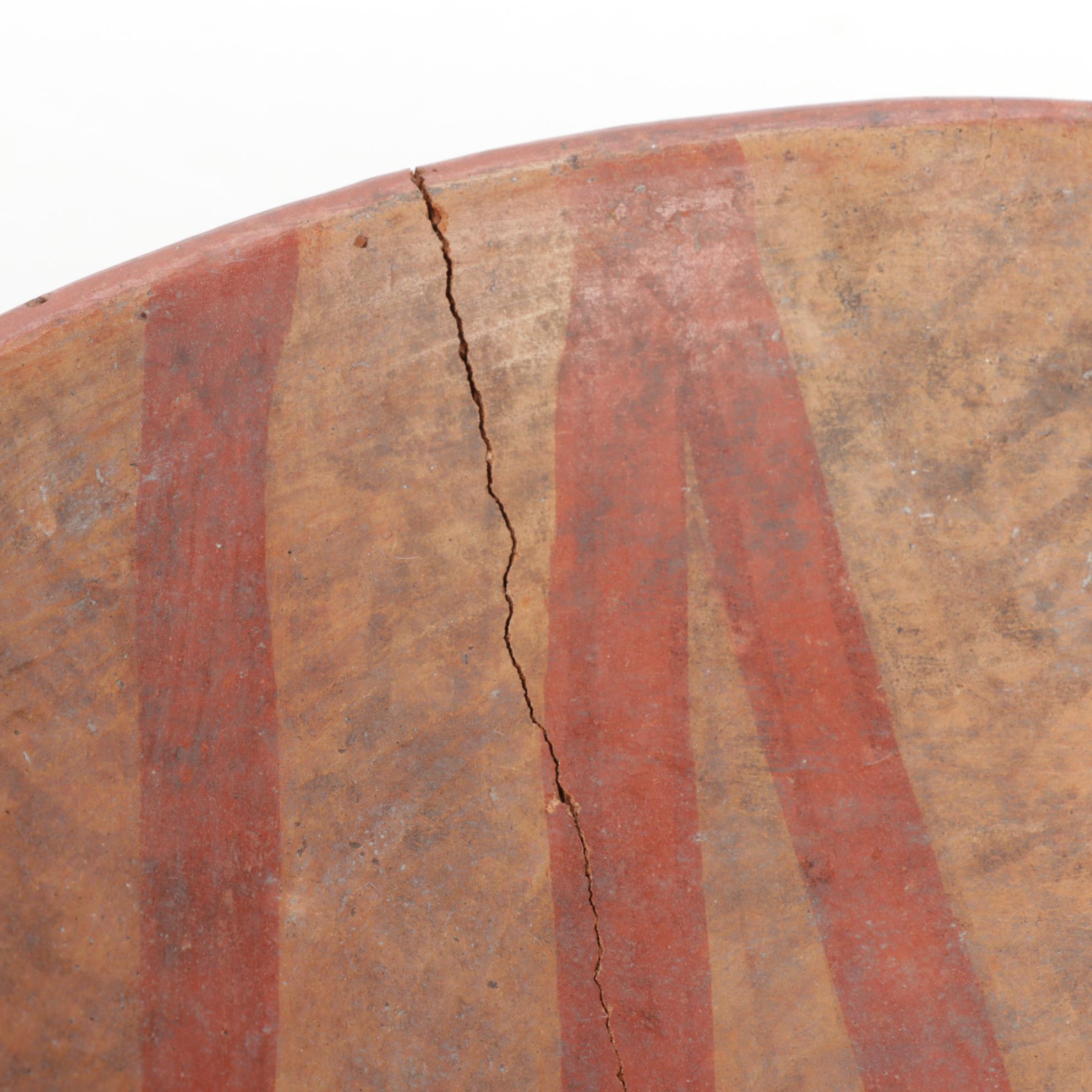 Pre-Columbian Mayan Polychrome Pottery Vessels