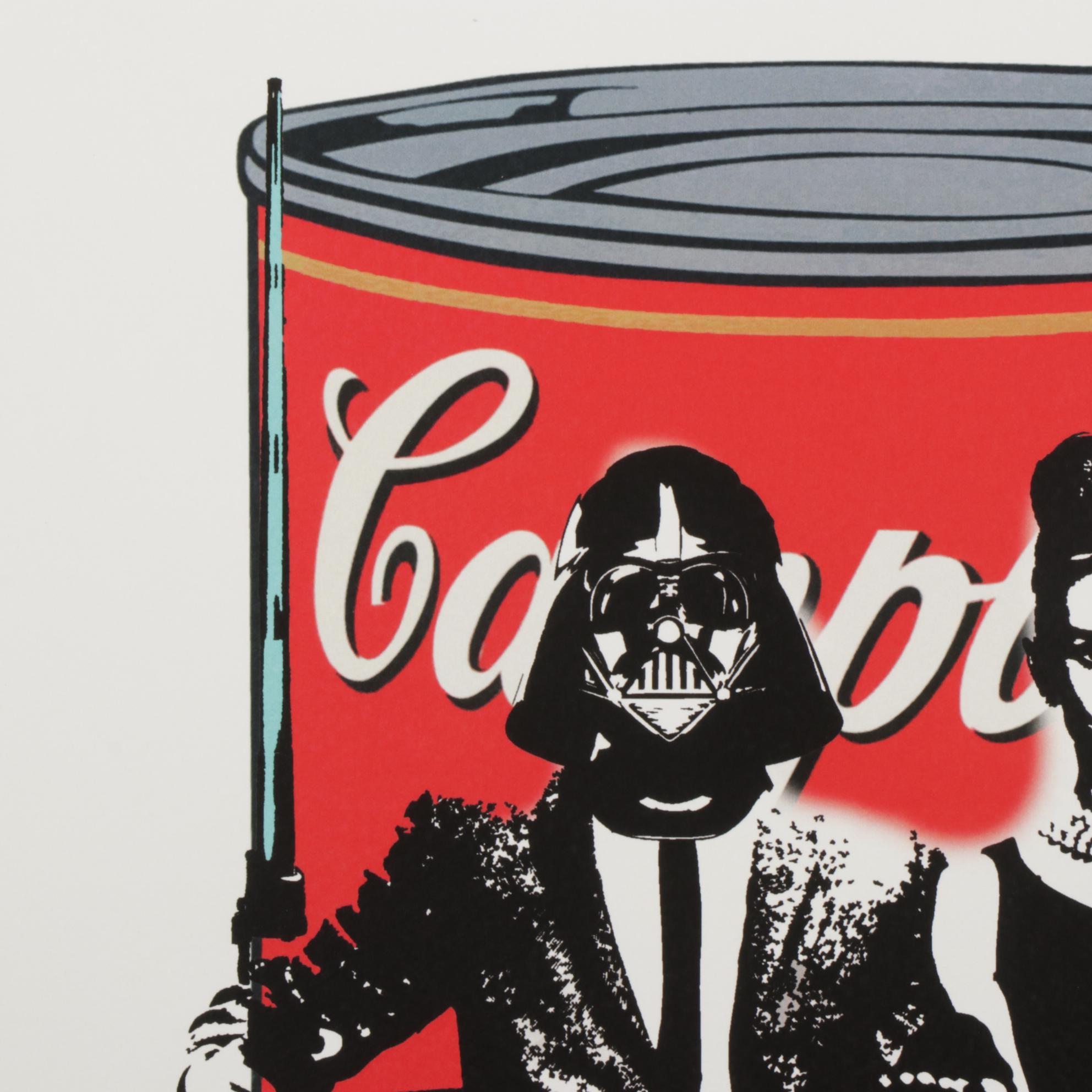 Death NYC Pop Art Graphic Print of Audrey Hepburn and Darth Vader, 2020