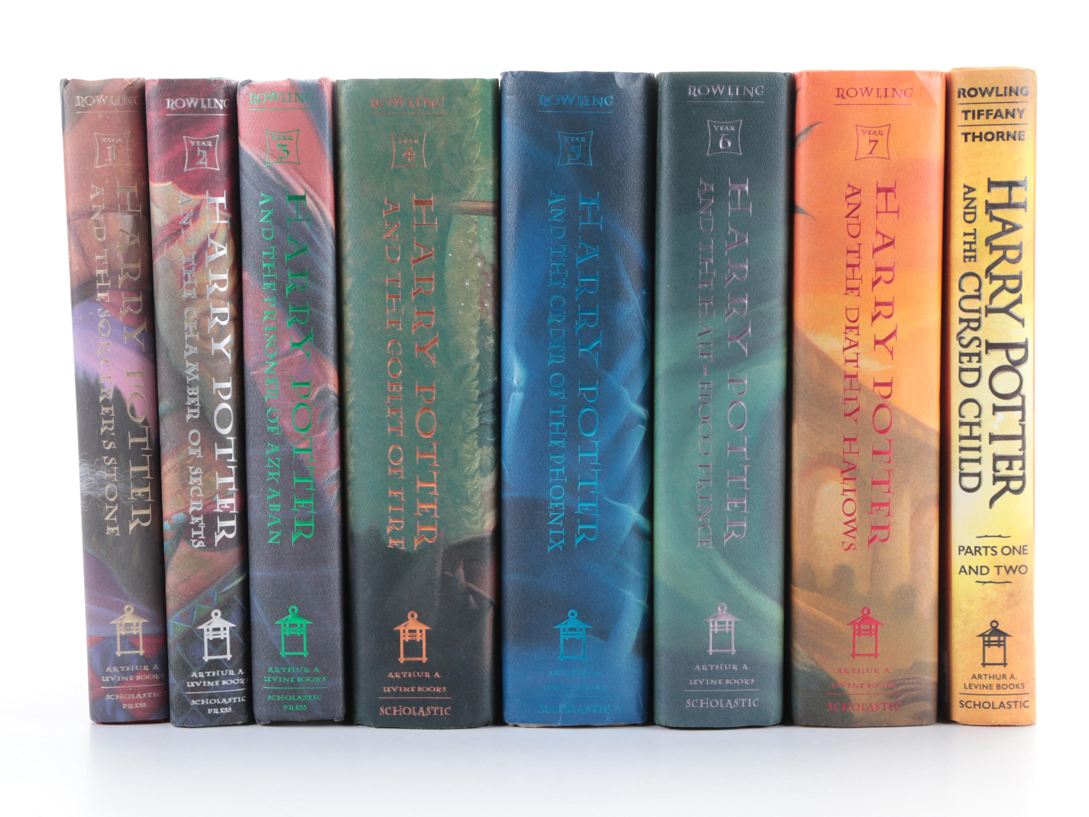 First American Edition "Harry Potter" Complete Series with "The Cursed Child"