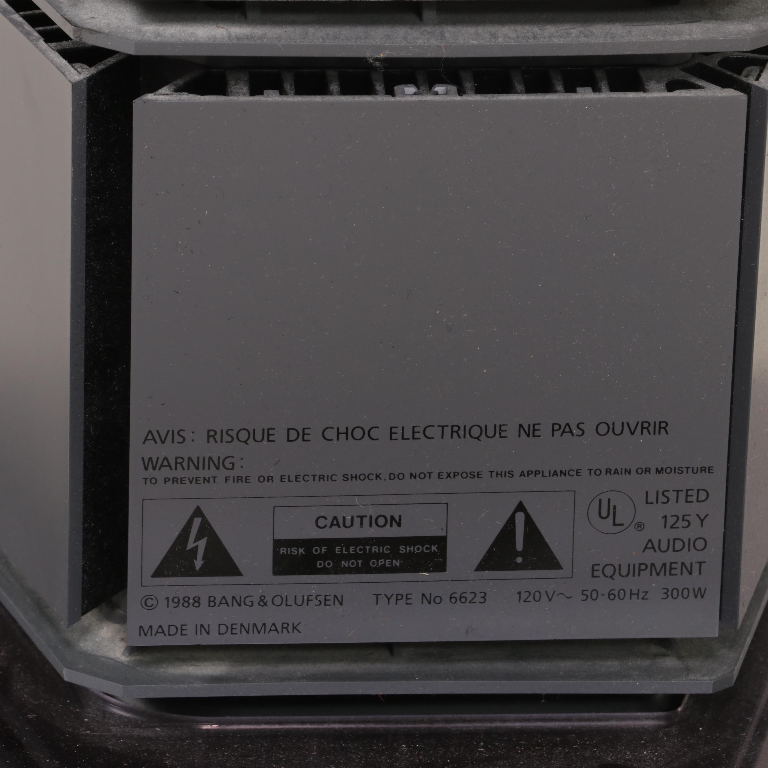 Bang & Olufsen Beomaster 5500 Tuner/Amplifier with Tower Speakers