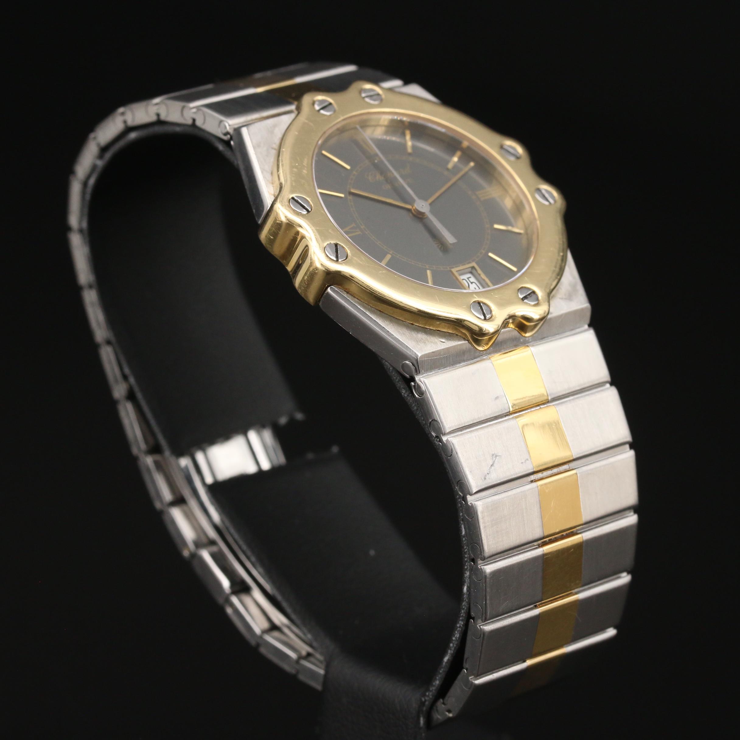 Chopard "St. Moritz" 18K and Stainless Steel Quartz Watch