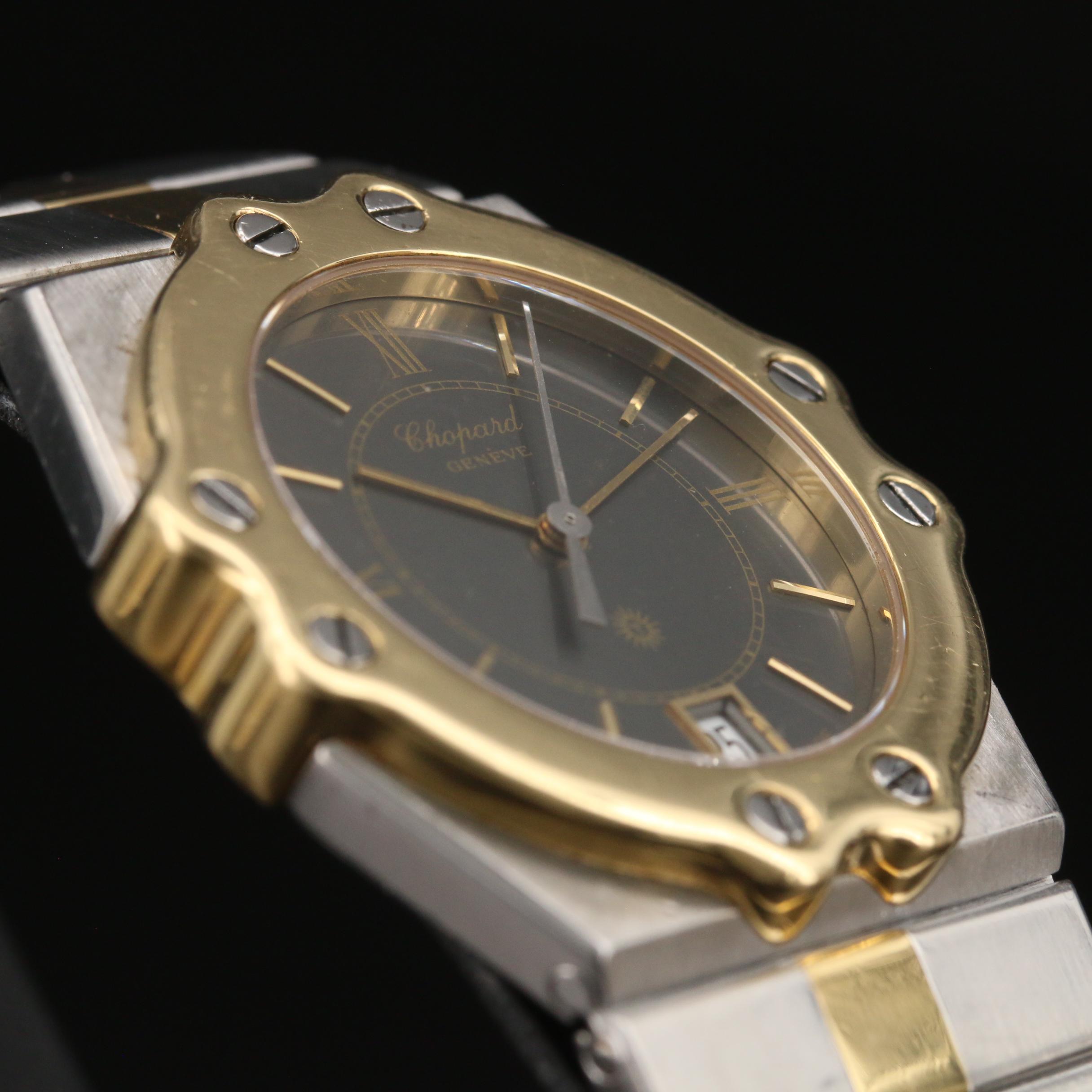 Chopard "St. Moritz" 18K and Stainless Steel Quartz Watch