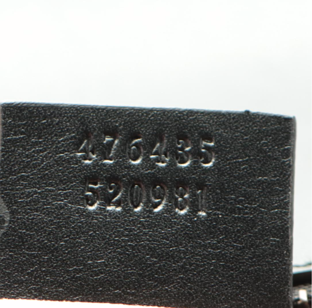 Gucci Osiride Top Handle Bag in GG Supreme Canvas and Two-Tone Leather