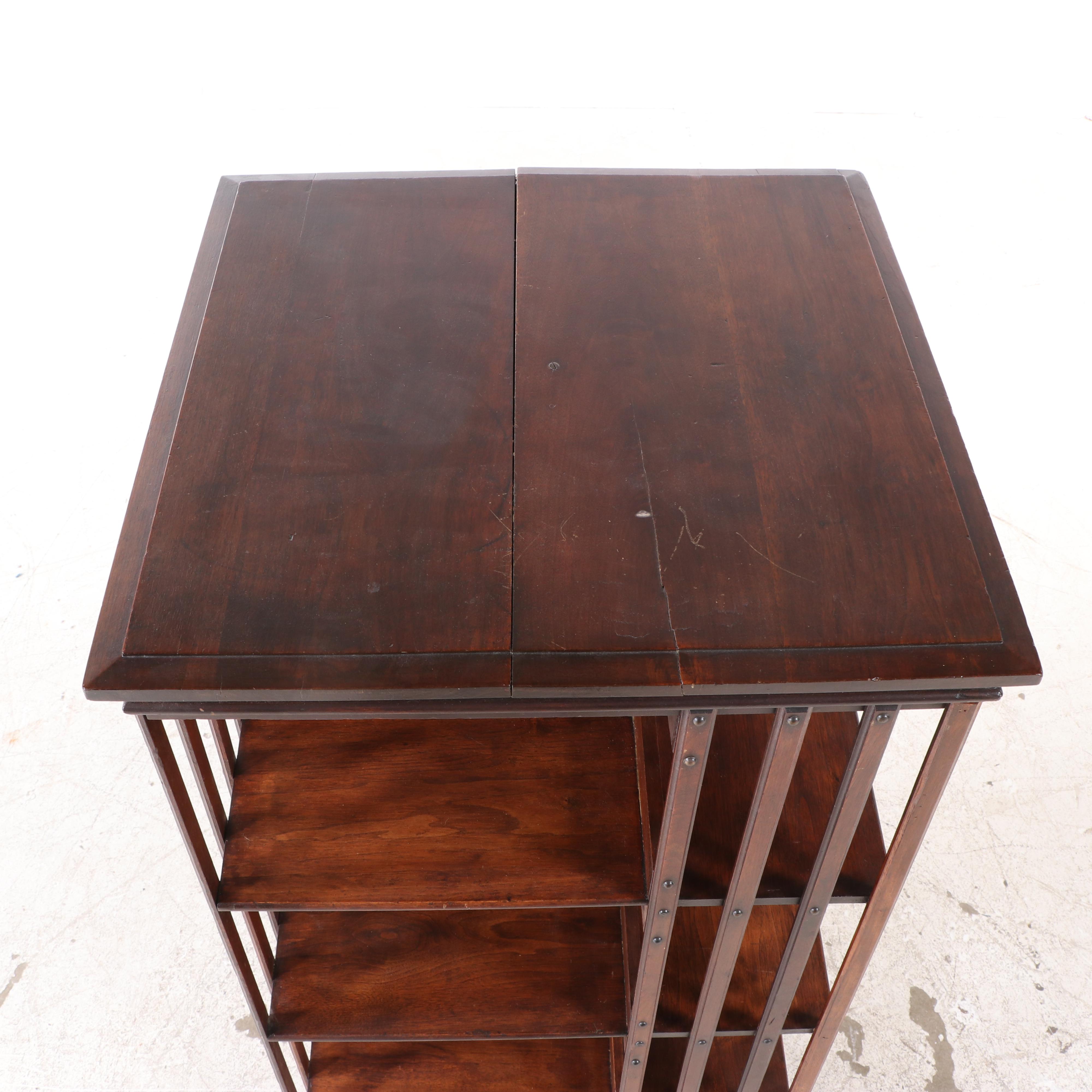 John Danner Five-Tier Revolving Bookcase, pat. 1877