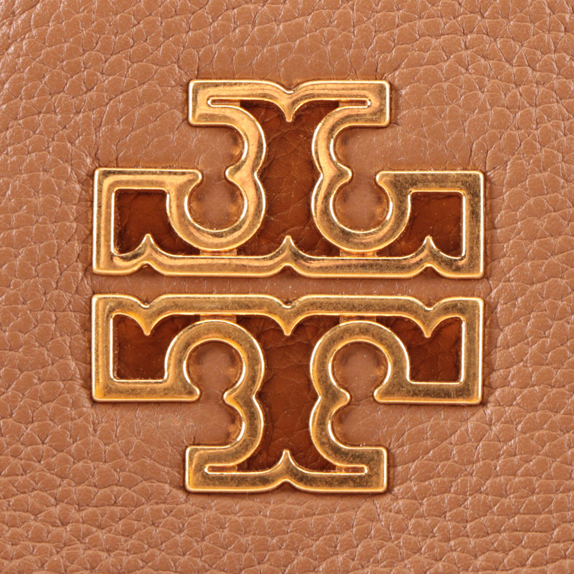 Tory Burch Britten Collection Tote and Shoulder Bag in Grained Leather