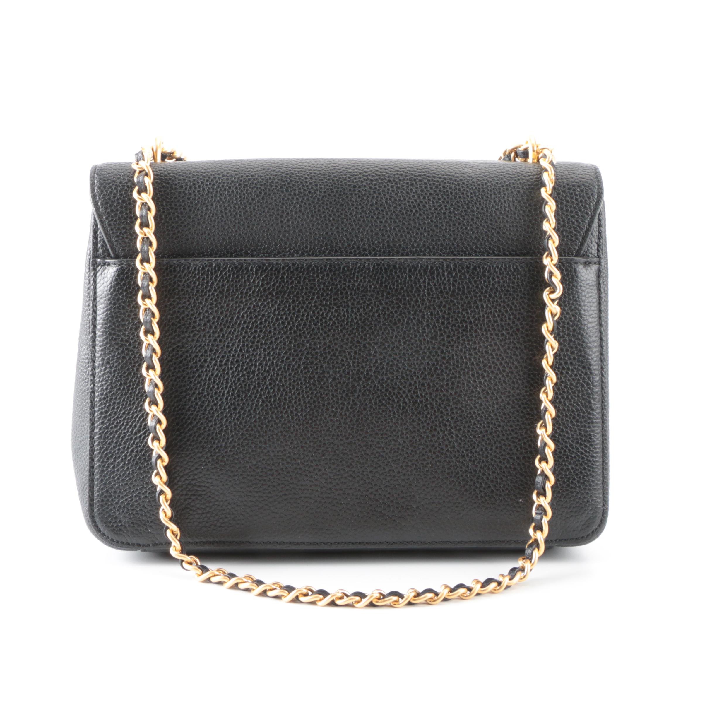 Tory Burch Britten Collection Tote and Shoulder Bag in Grained Leather