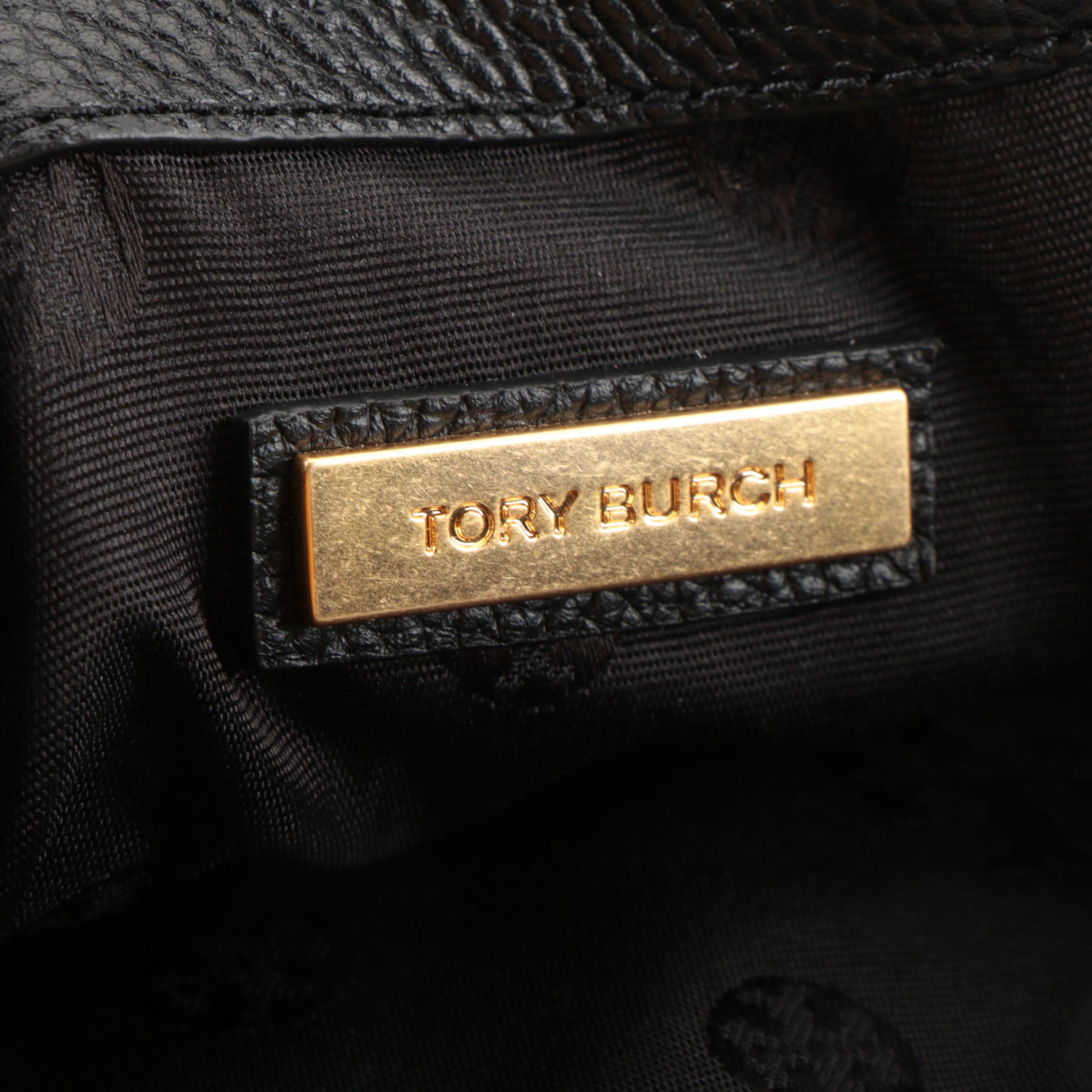 Tory Burch Britten Collection Tote and Shoulder Bag in Grained Leather