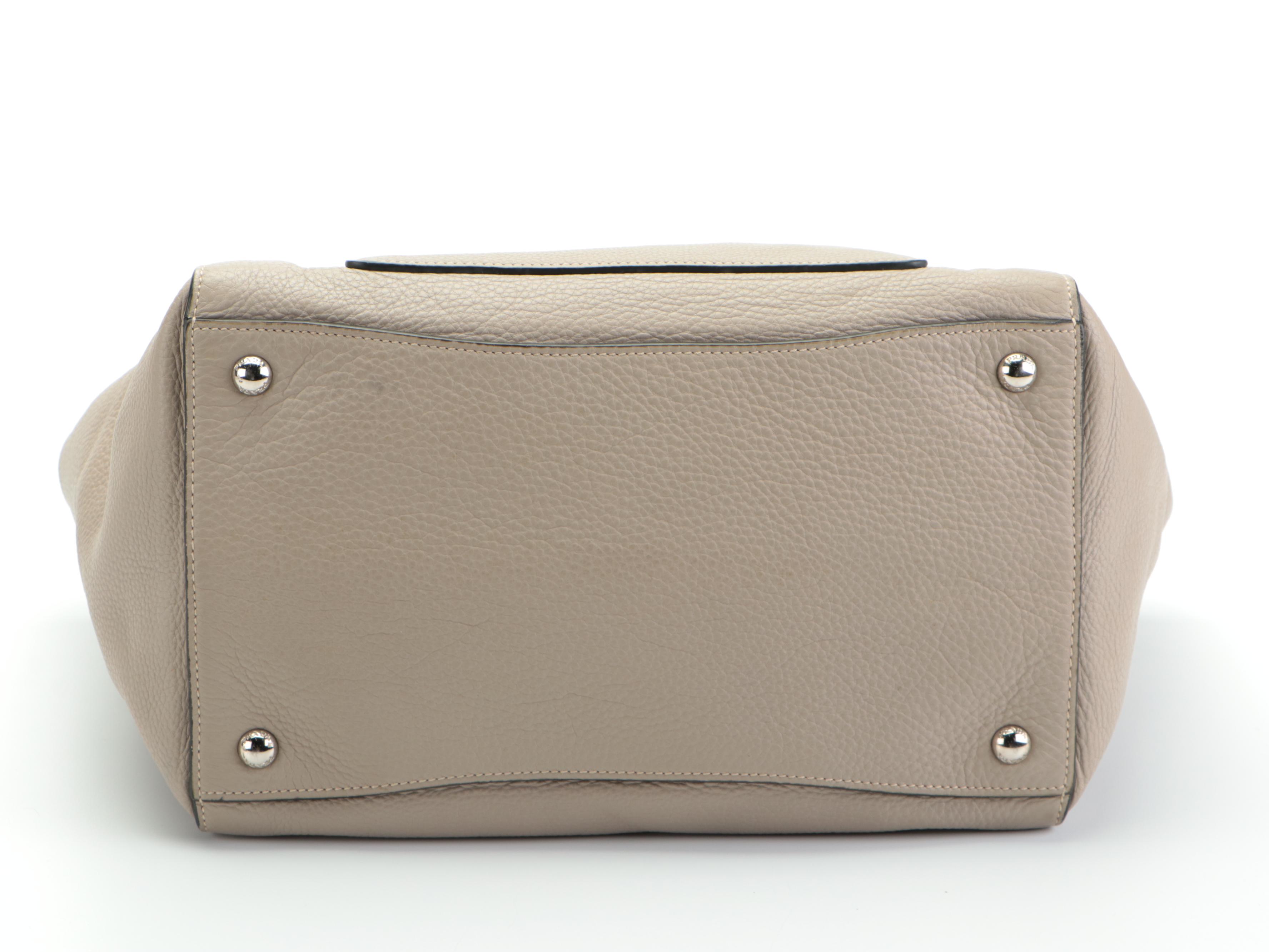 Prada Wing Vitello Daino Leather Convertible Tote