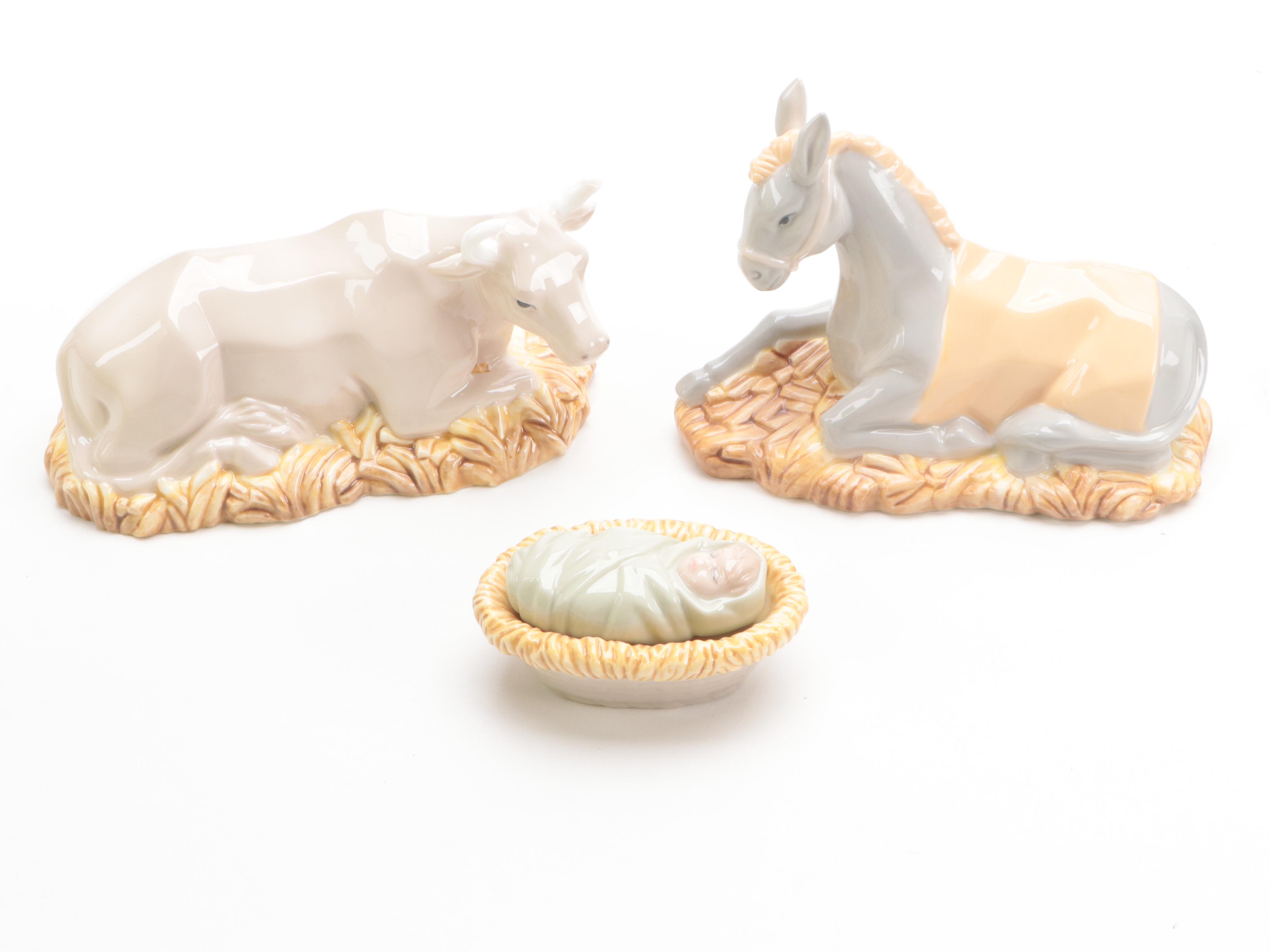Hallmark Porcelain Nativity Figurines