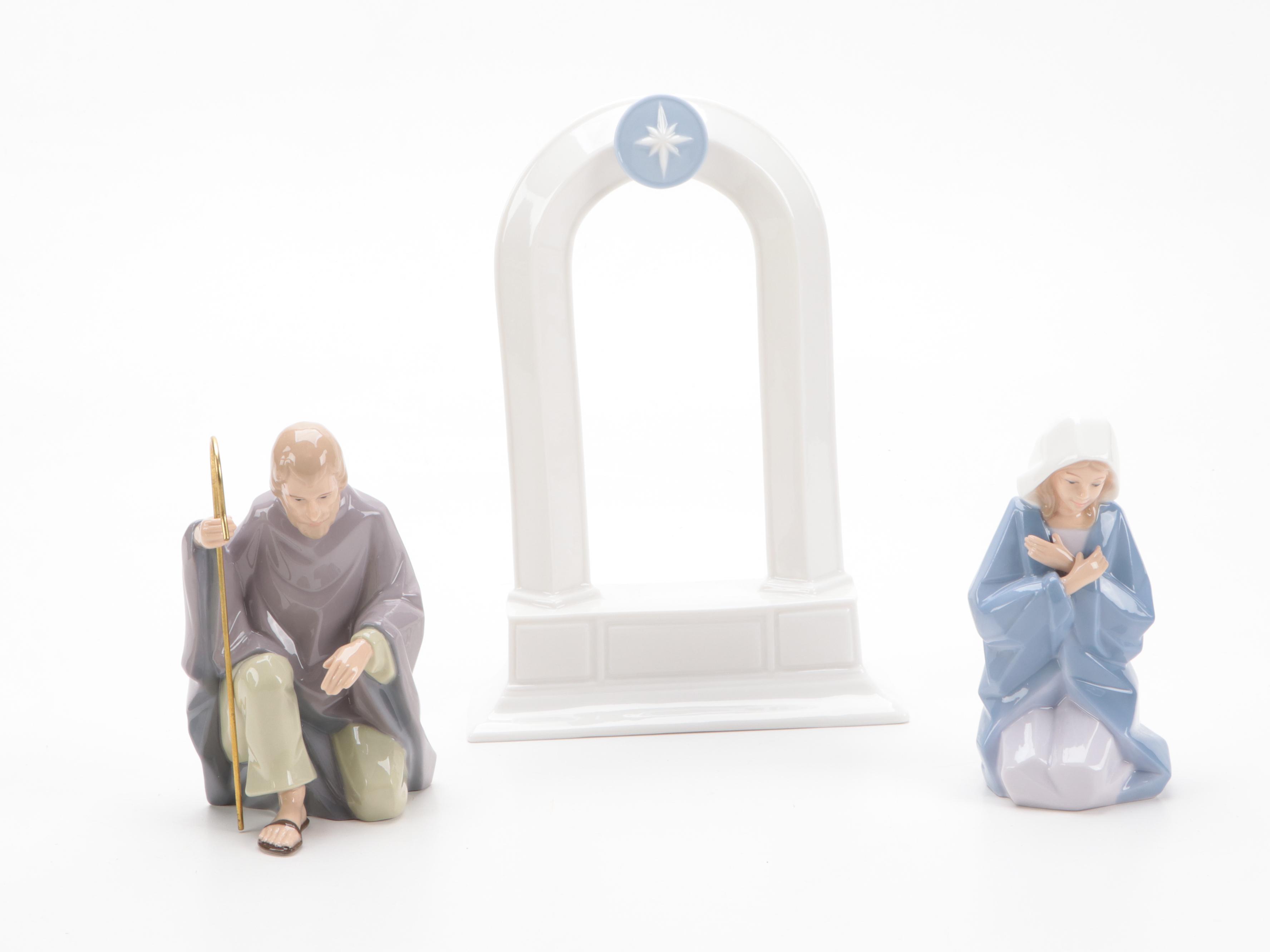 Hallmark Porcelain Nativity Figurines