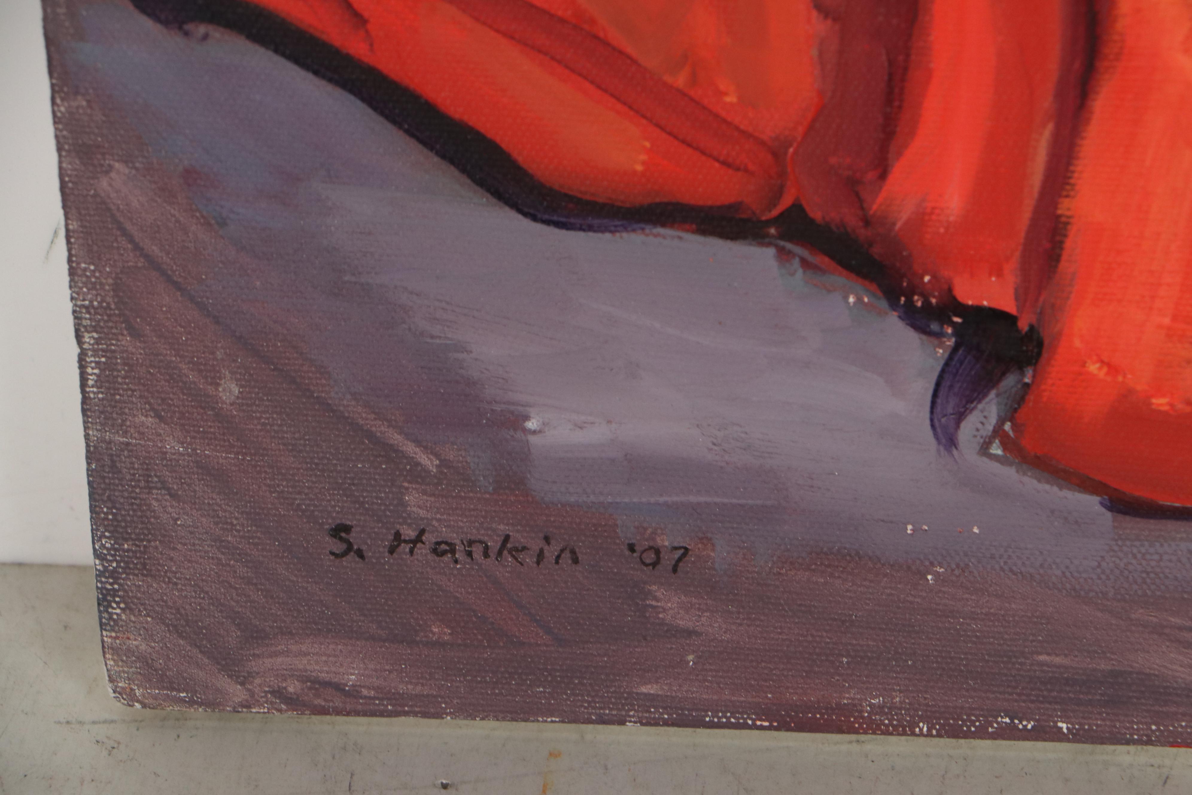 Stephen Hankin Figural Nude Oil Painting "Miriam"