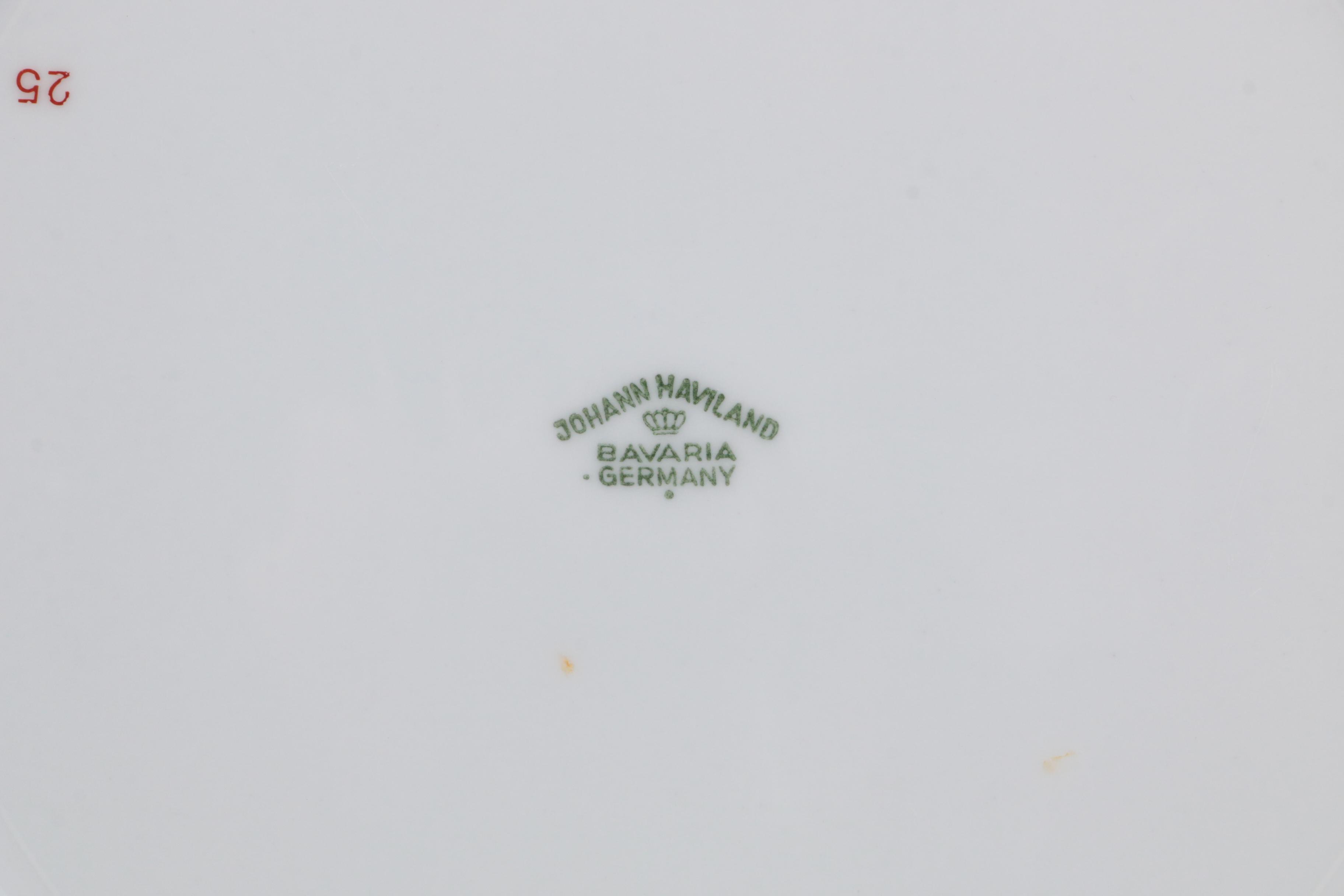 Johann Haviland "Blue Garland" Porcelain Dinnerware, 1953–1990