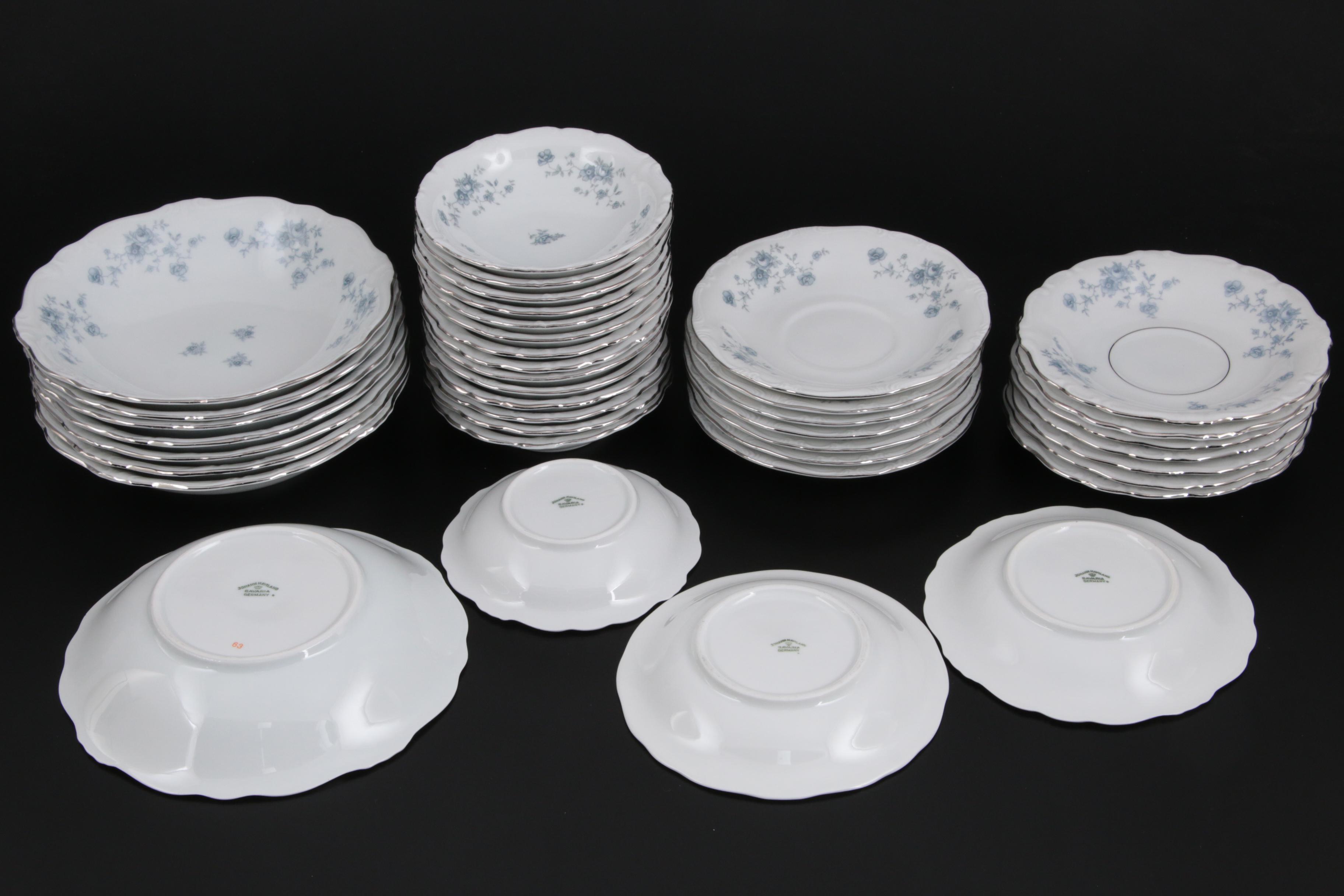 Johann Haviland "Blue Garland" Porcelain Dinnerware, 1953–1990