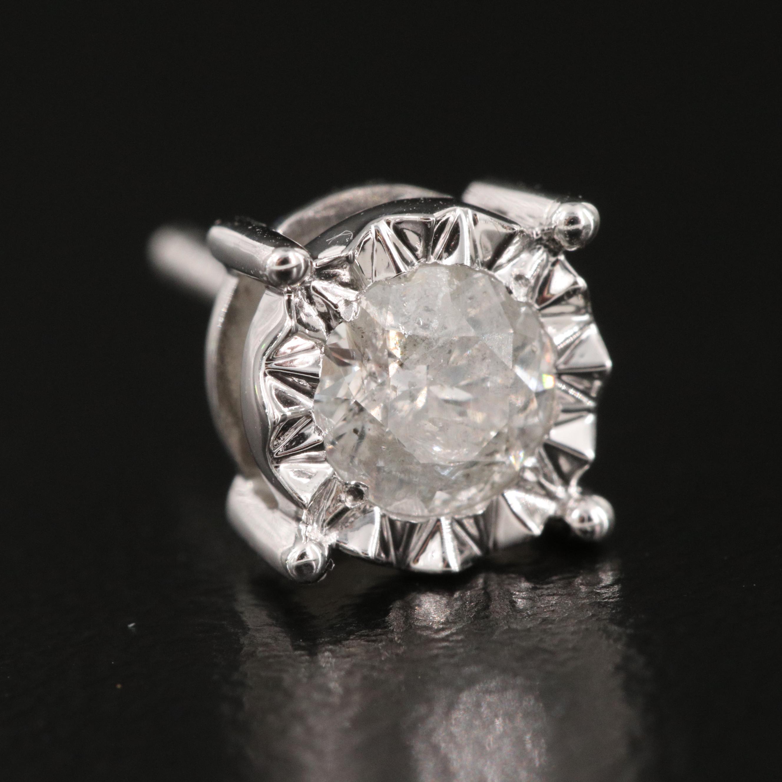 14K 1.06 CTW Diamond Stud Earrings