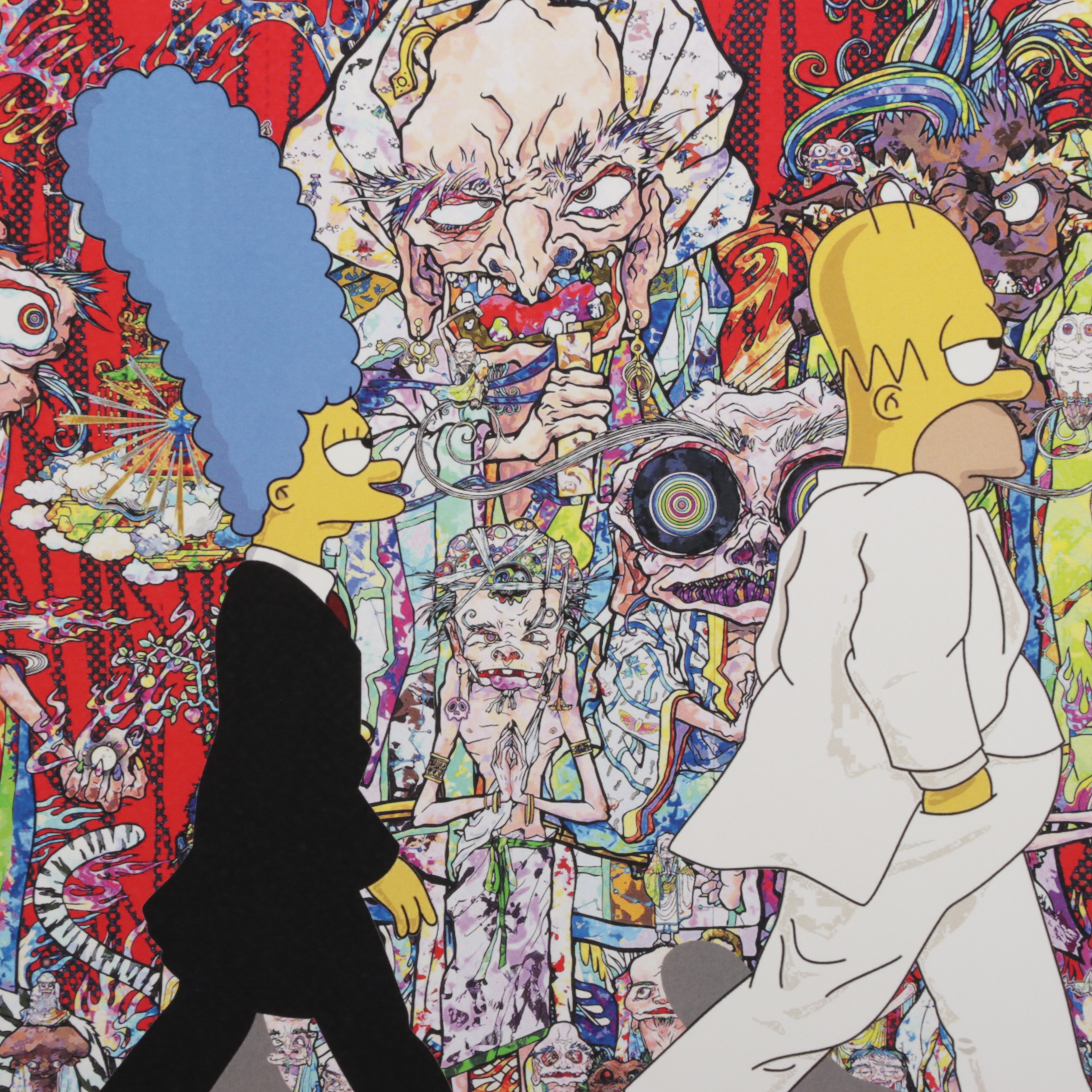 Death NYC Pop Art Graphic Print Featuring The Simpsons, 2020