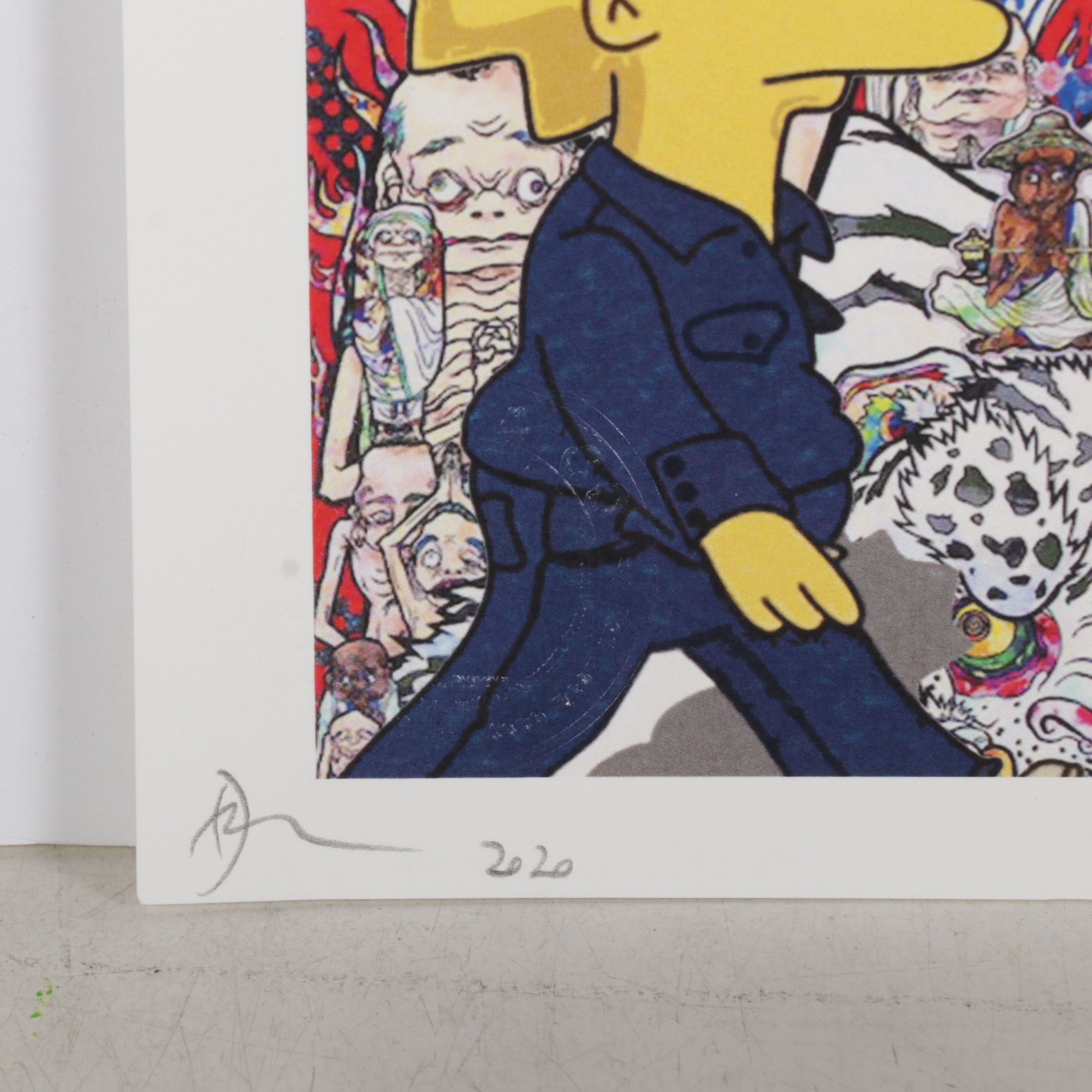 Death NYC Pop Art Graphic Print Featuring The Simpsons, 2020