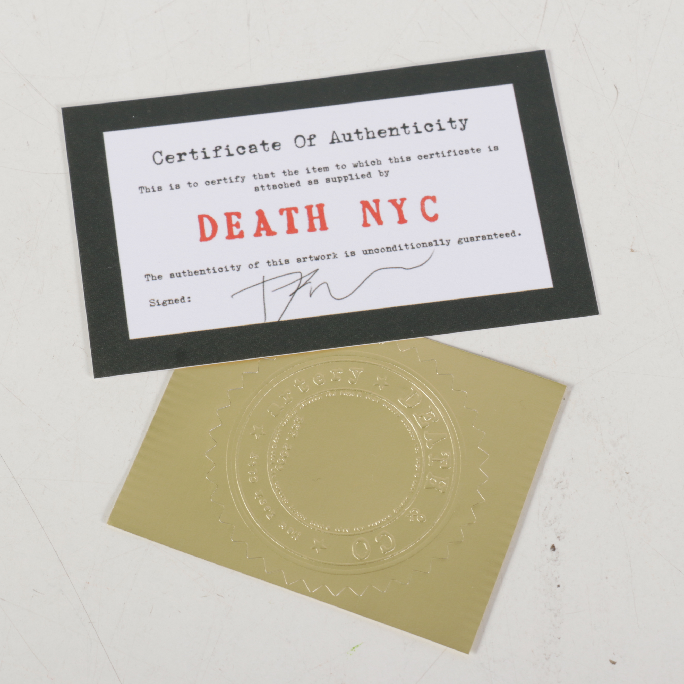 Death NYC Pop Art Graphic Print Featuring The Simpsons, 2020