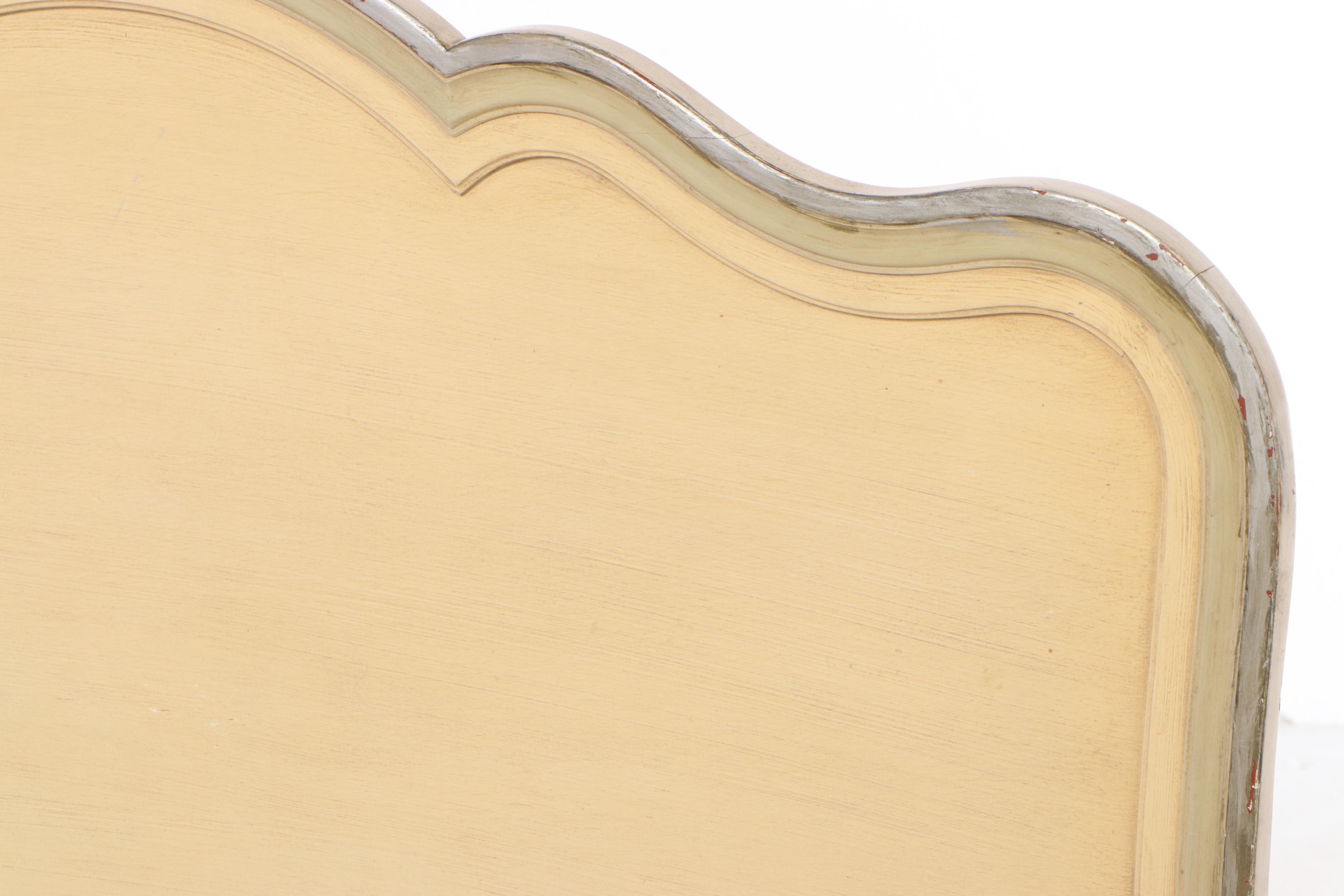 John Widdicomb Pair of French Provincial Style Painted Twin Beds