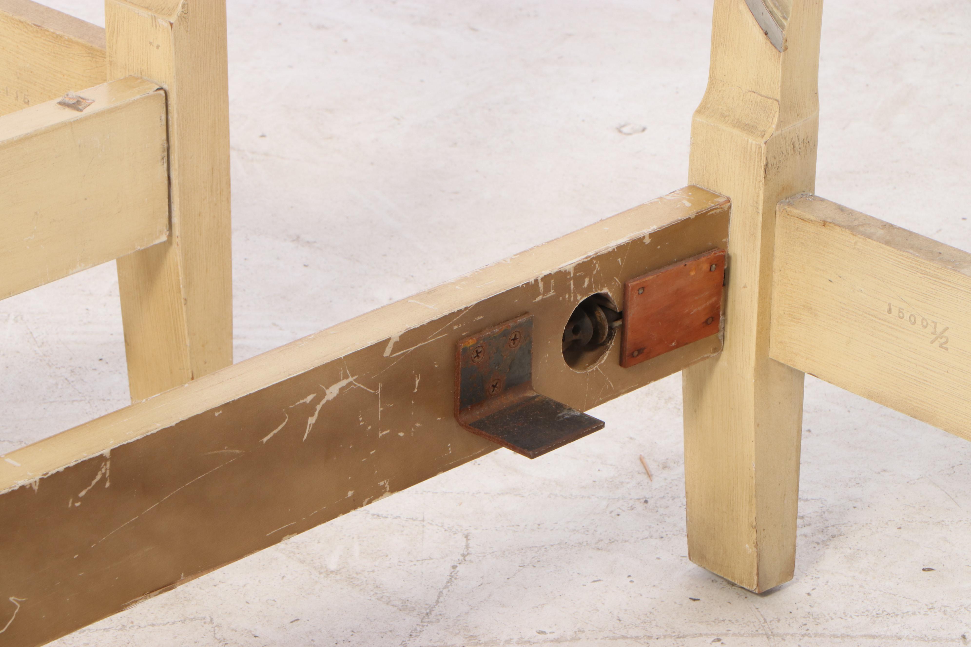 John Widdicomb Pair of French Provincial Style Painted Twin Beds