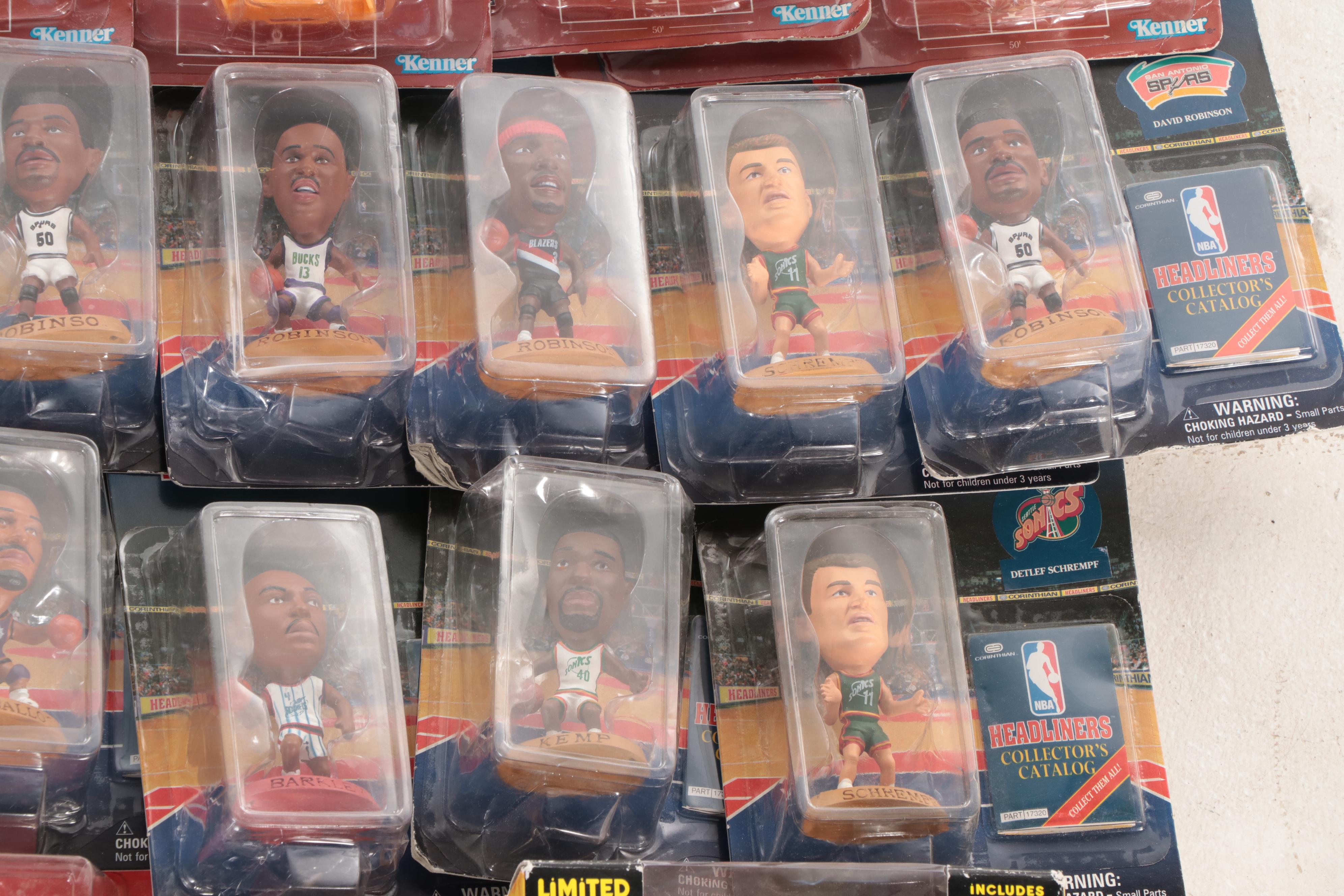 NBA "Starting Lineup", "Headliners" & "NBA Jams" Figures with Jordan and Bryant