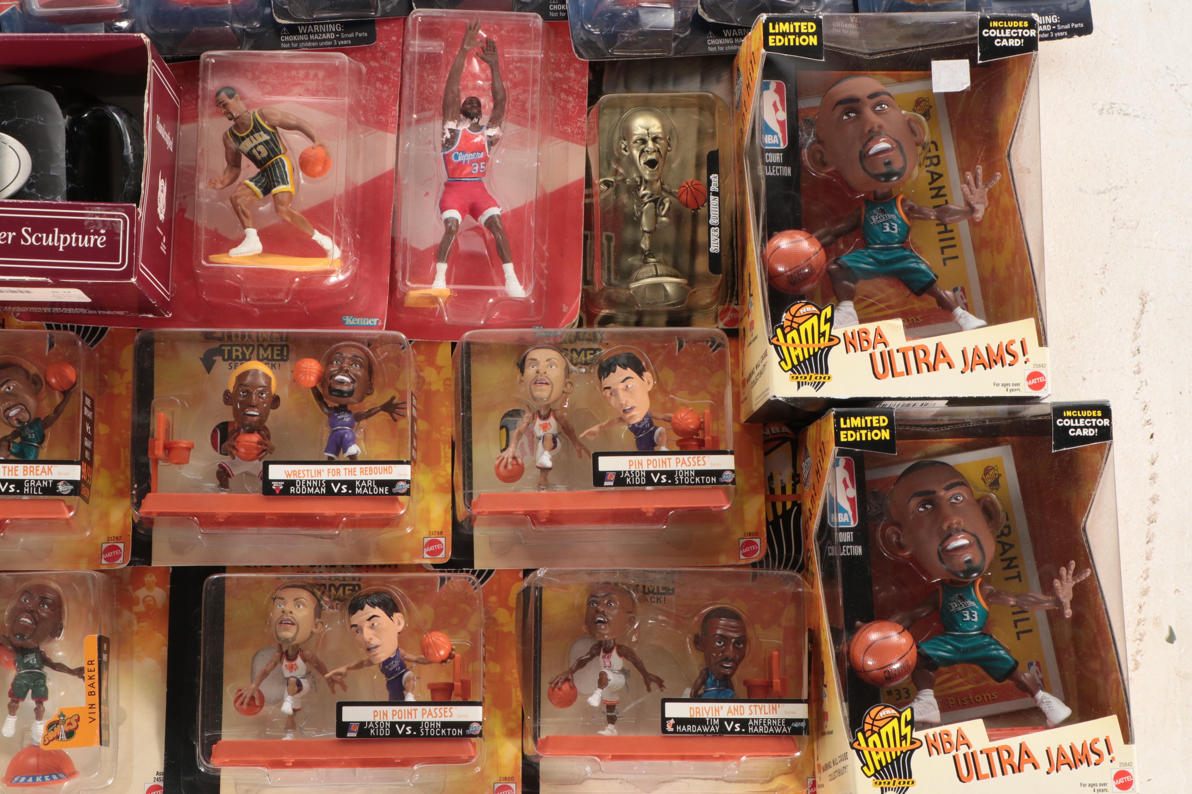 NBA "Starting Lineup", "Headliners" & "NBA Jams" Figures with Jordan and Bryant