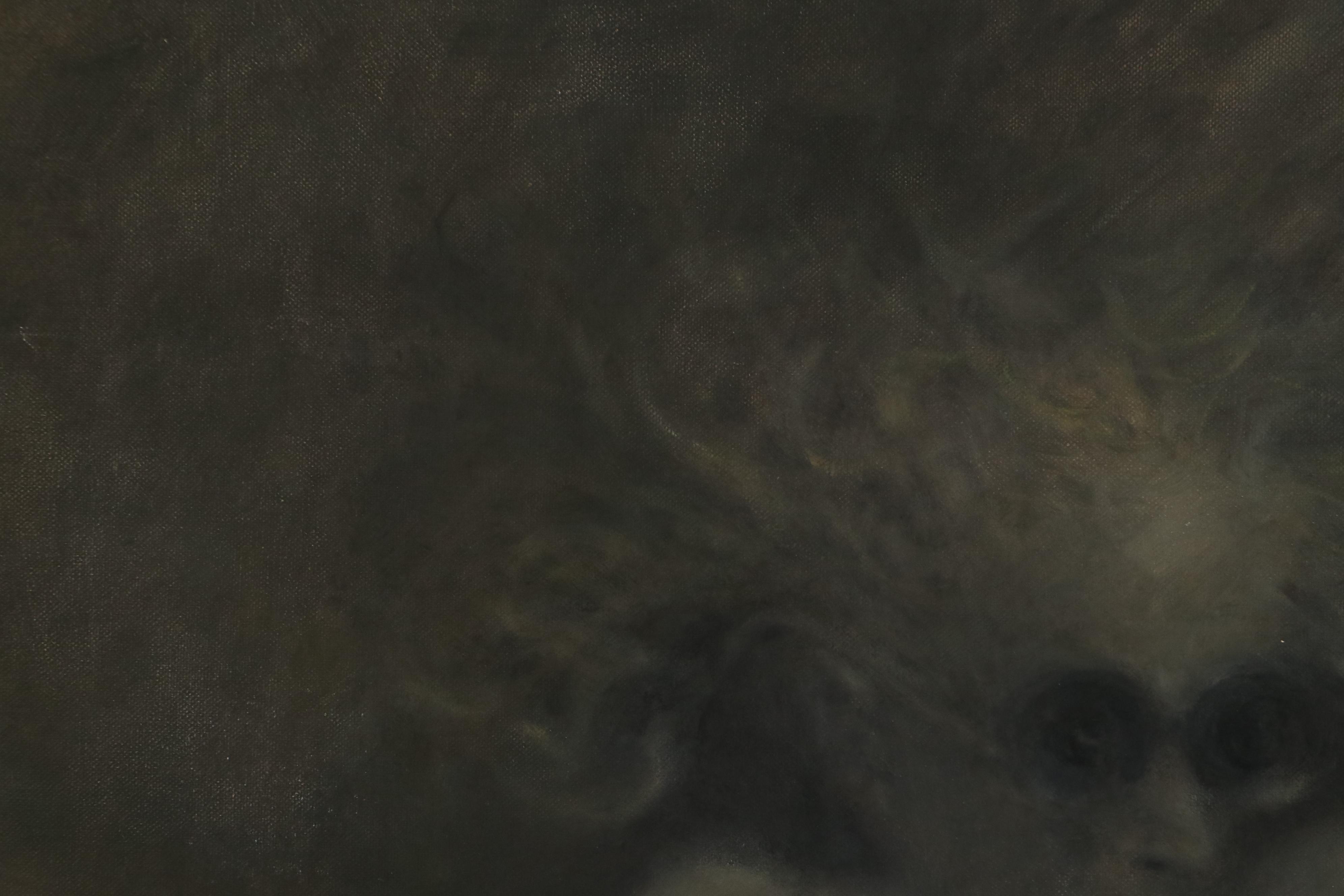 Florence Sanko Hirsch Oil Painting "Night Return," Late 20th Century