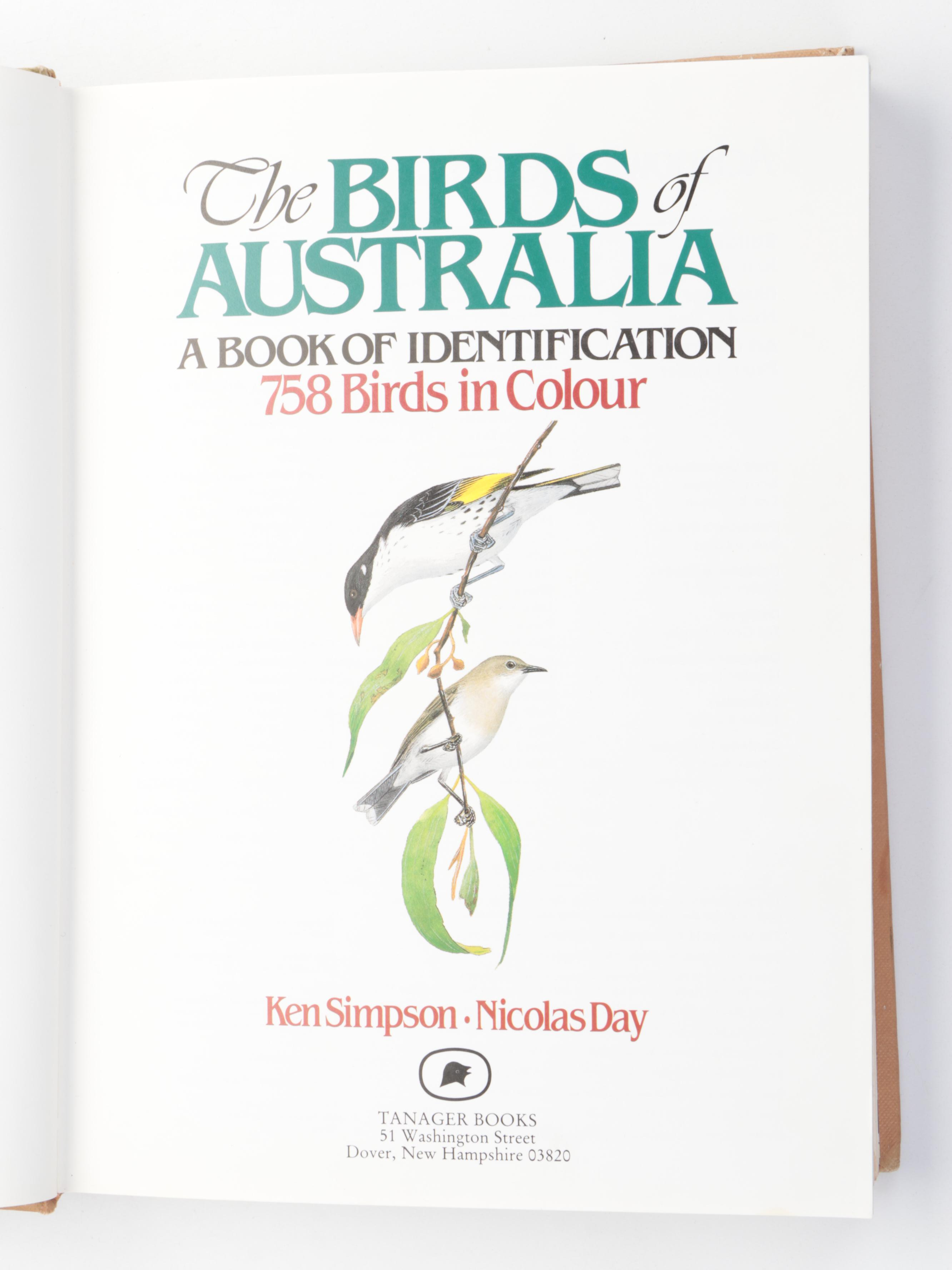 First Edition "The Birds of Australia" by Ken Simpson and Nicolas Day, 1984