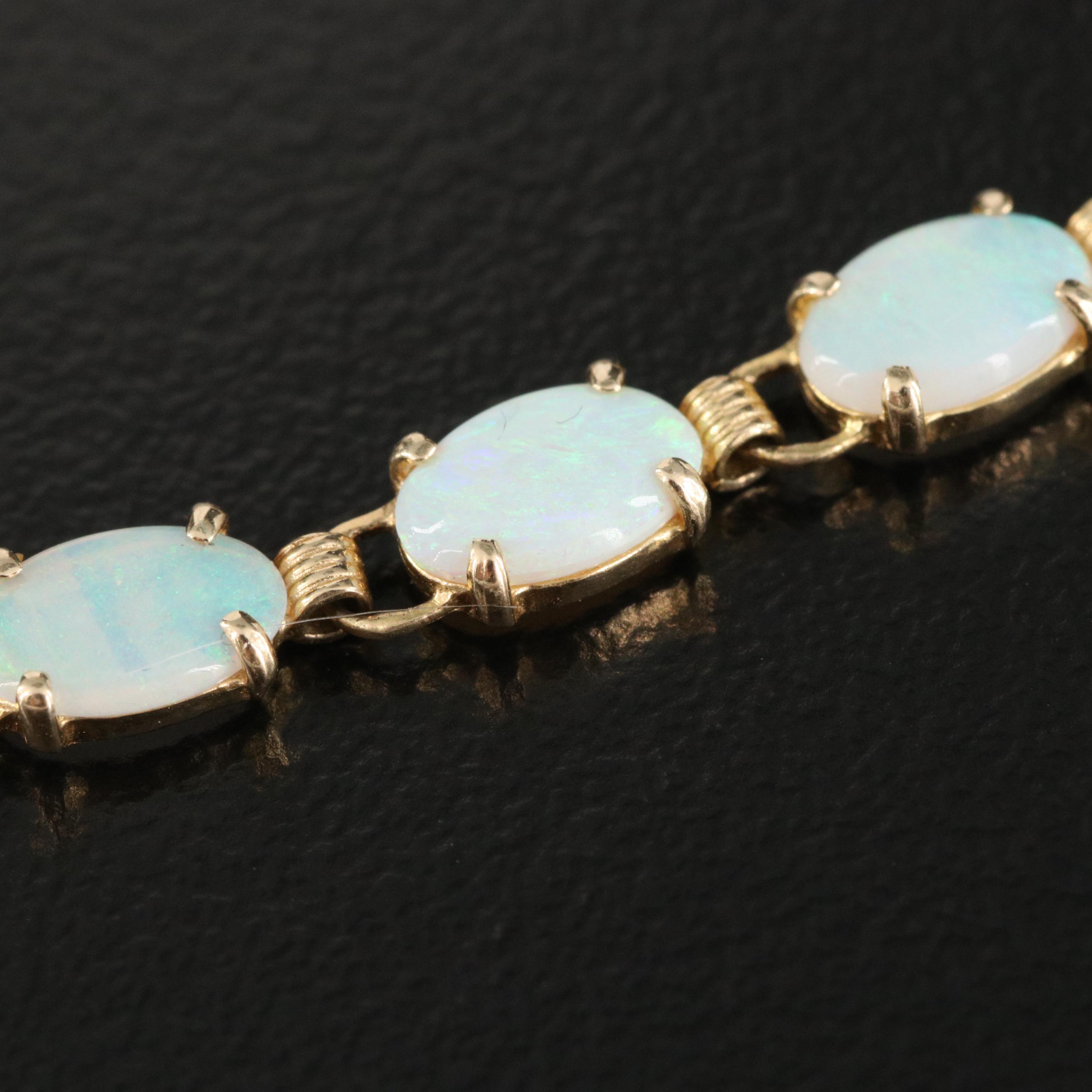 14K Opal Bracelet