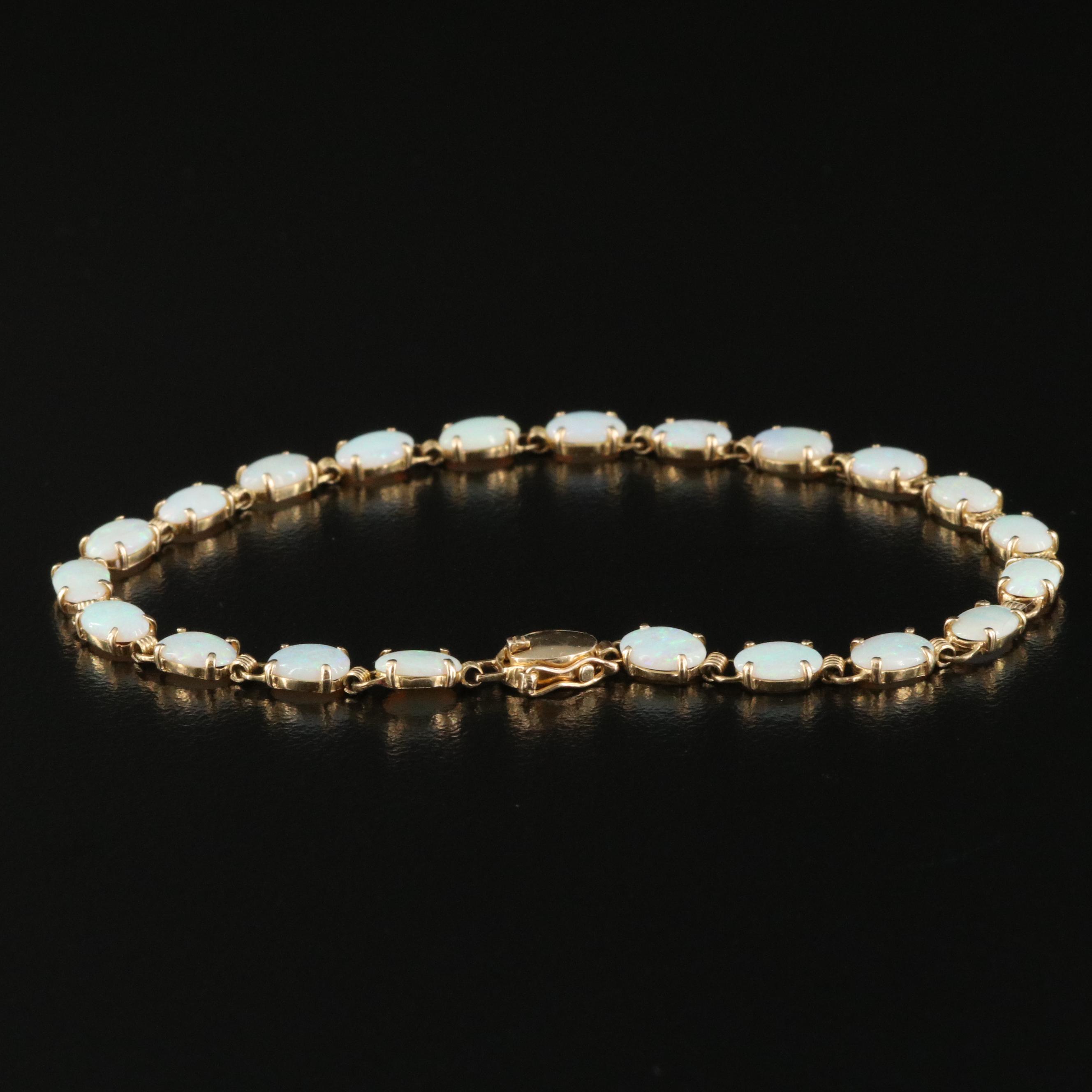 14K Opal Bracelet