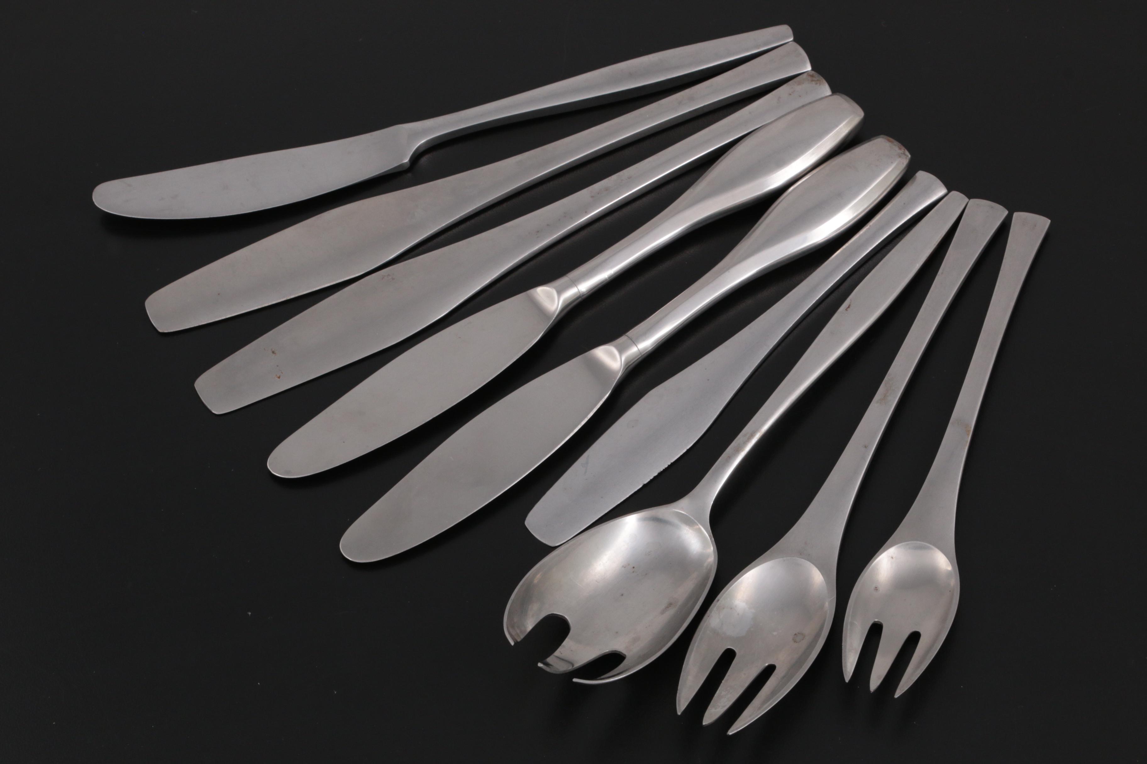 Dansk "Odin", "Variation V" and Other Dansk IHQ Designed Stainless Flatware