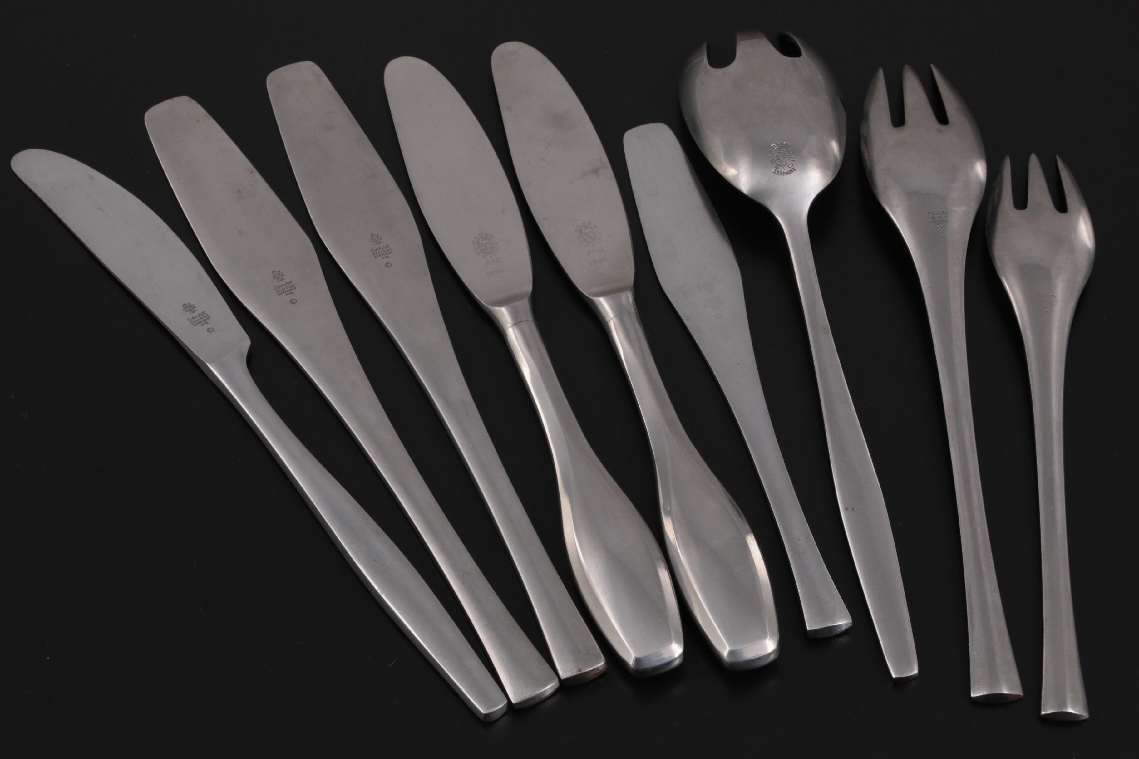 Dansk "Odin", "Variation V" and Other Dansk IHQ Designed Stainless Flatware