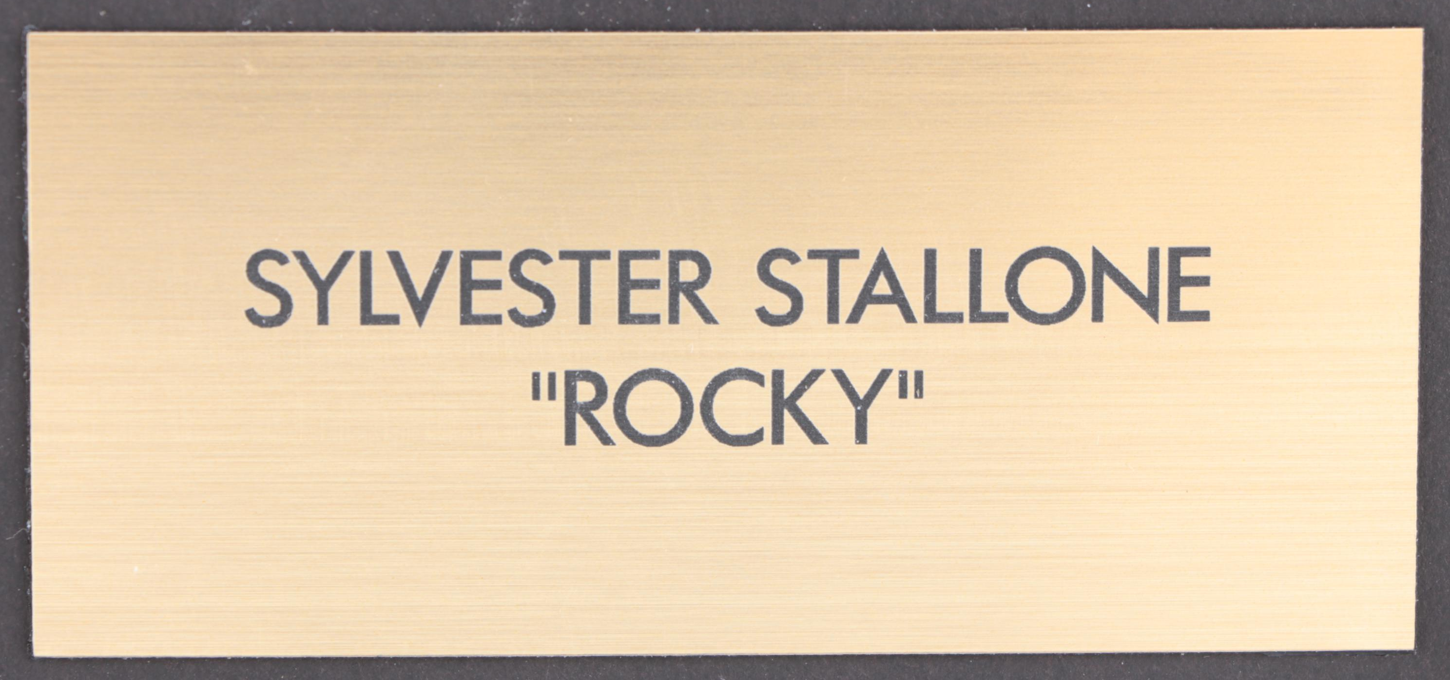 Sylvester Stallone "Rocky Balboa" Signed "Rocky" Movie Photo Print