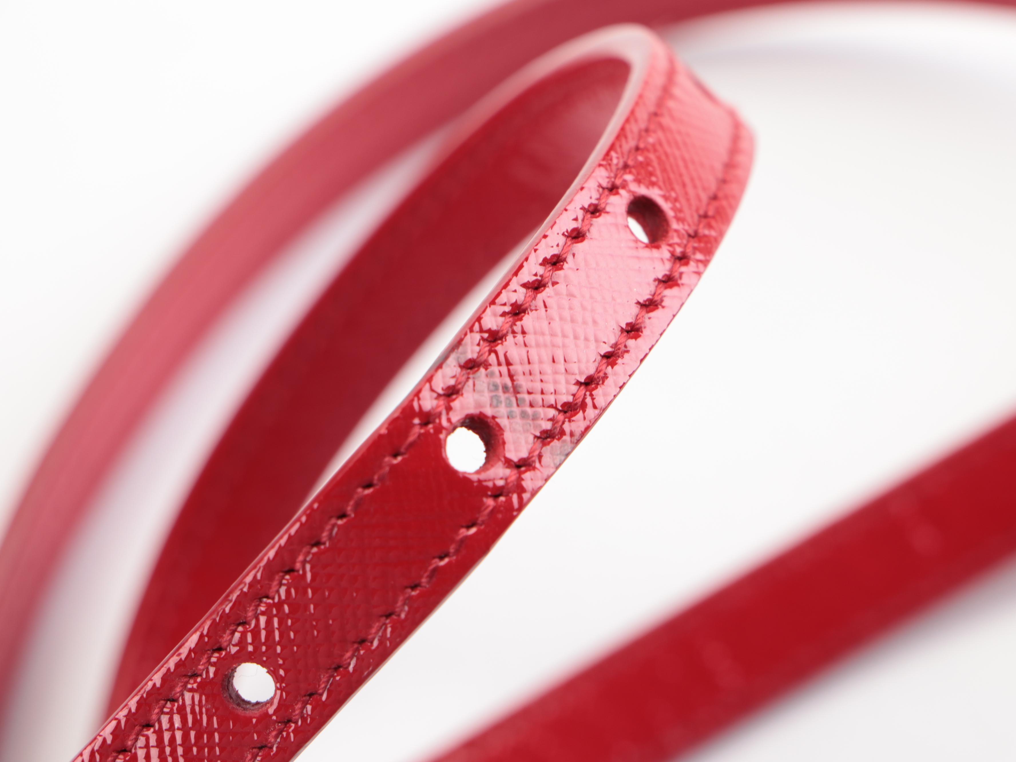 Prada Turnlock Twin Tote Mini Bag in Saffiano Cuir Leather