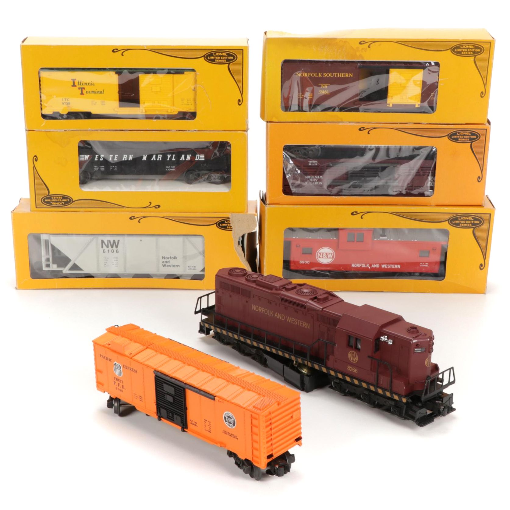 Lionel O Gauge Model 6-1260 Norfolk & Western Limited Continental Limited, 1982