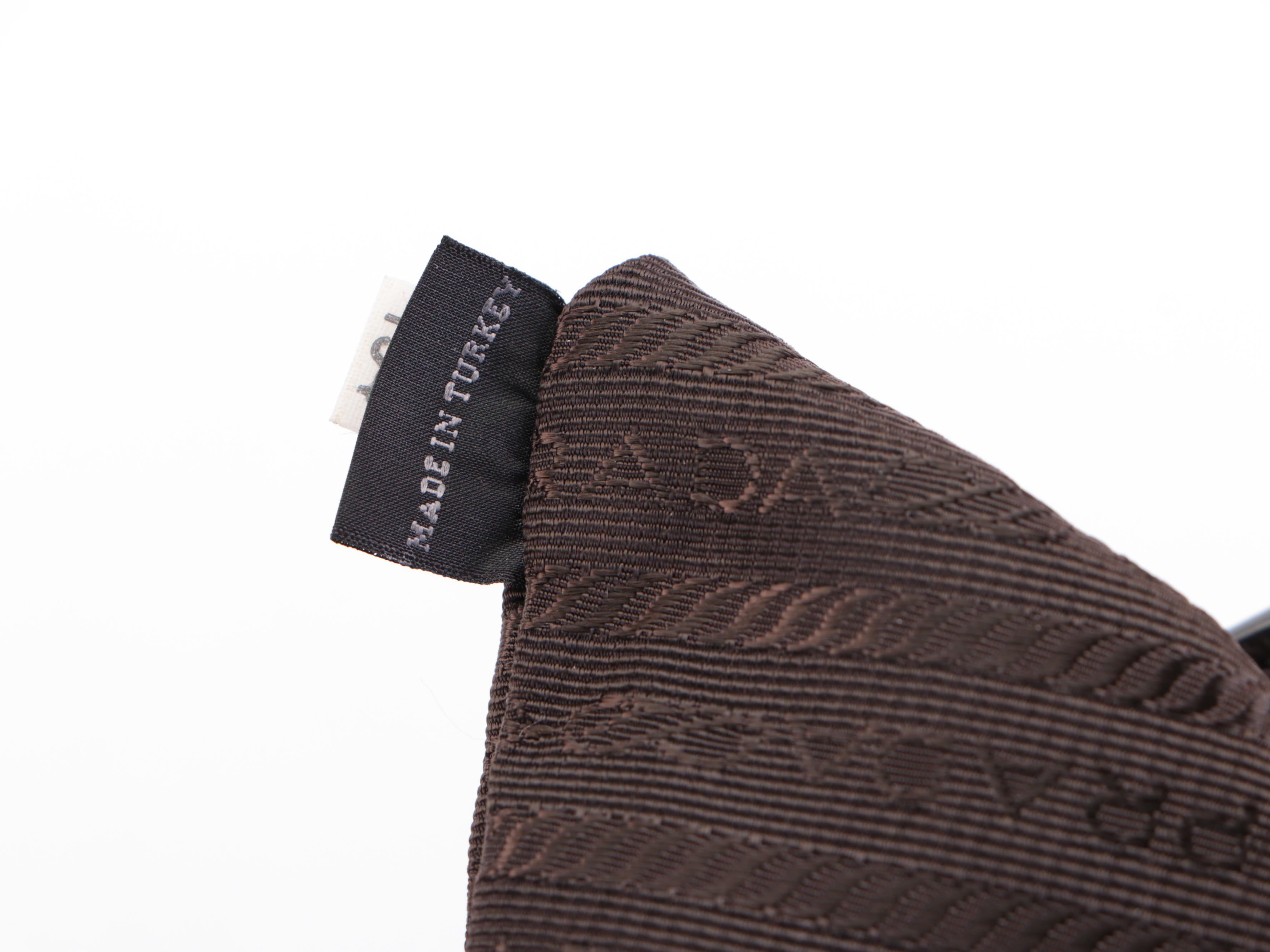 Prada Convertible Logo Satchel in Black Tessuto Nylon and Brown Leather