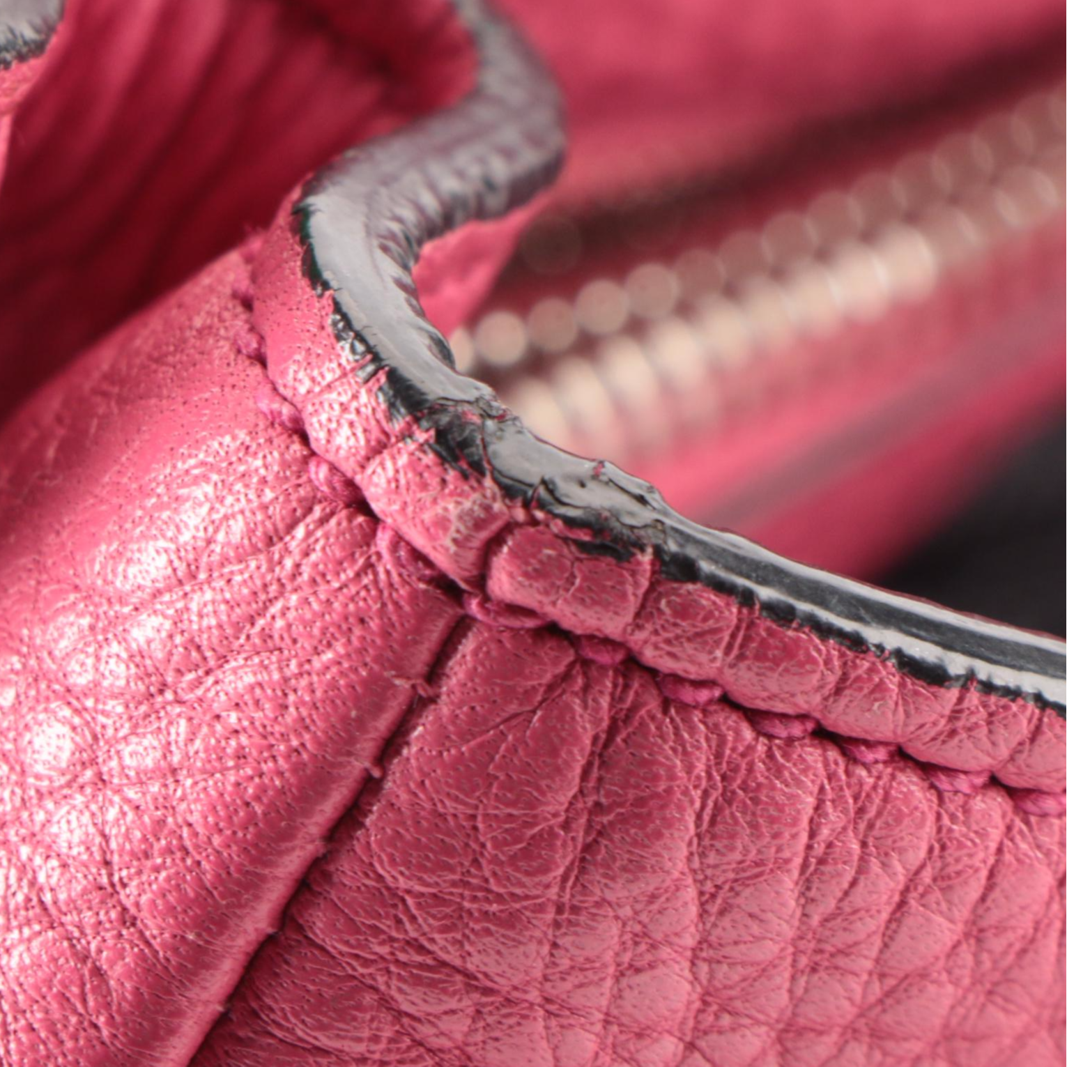 Prada Convertible Medium Open Tote in Pink Vitello Daino Leather