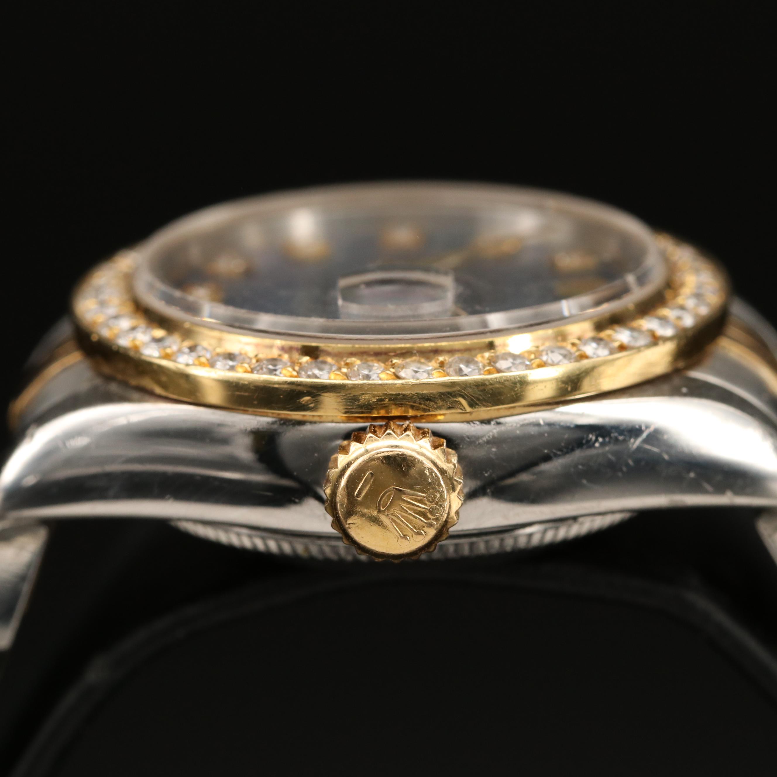 1993 Rolex Datejust Mother of Pearl and 1.09 CTW Diamond Watch