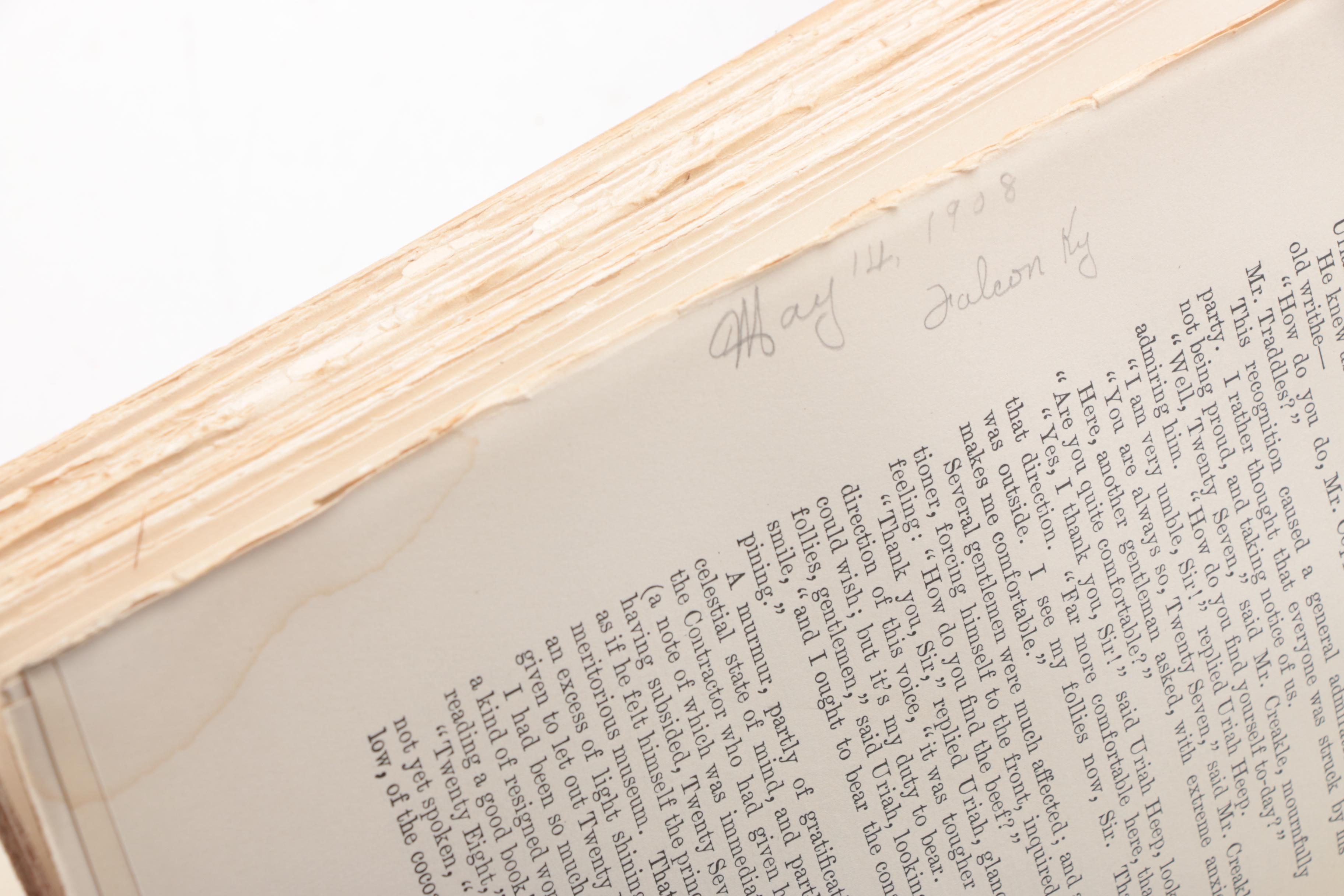 Illustrated "Dickens' Works" Temple Edition De Luxe Partial Series