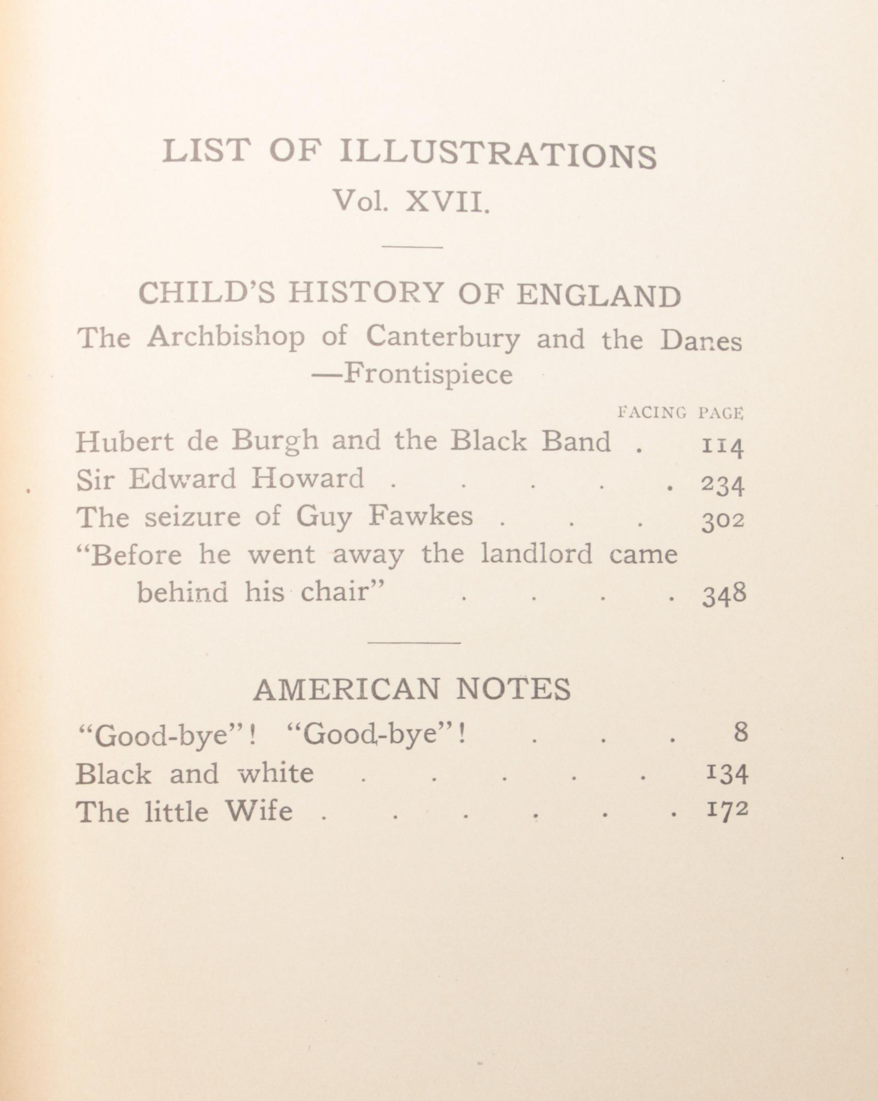 Illustrated "Dickens' Works" Temple Edition De Luxe Partial Series