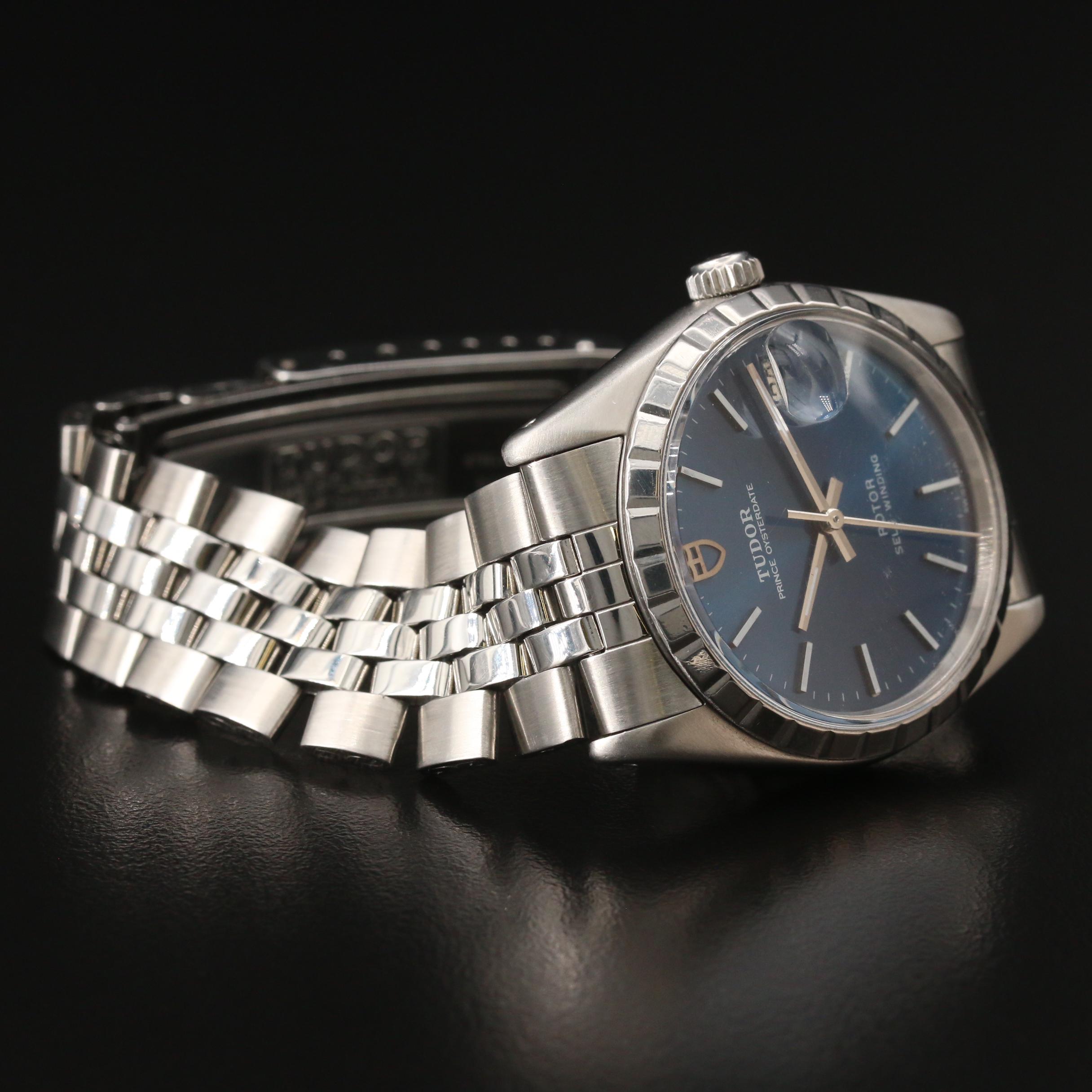1990 Tudor Prince Oysterdate Stainless Steel Automatic Watch