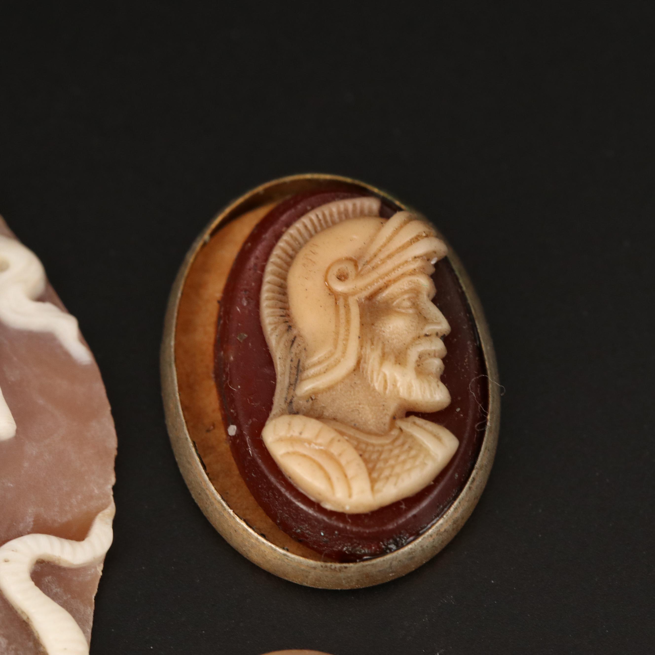 Loose Antique and Vintage Cameos Featuring Medusa
