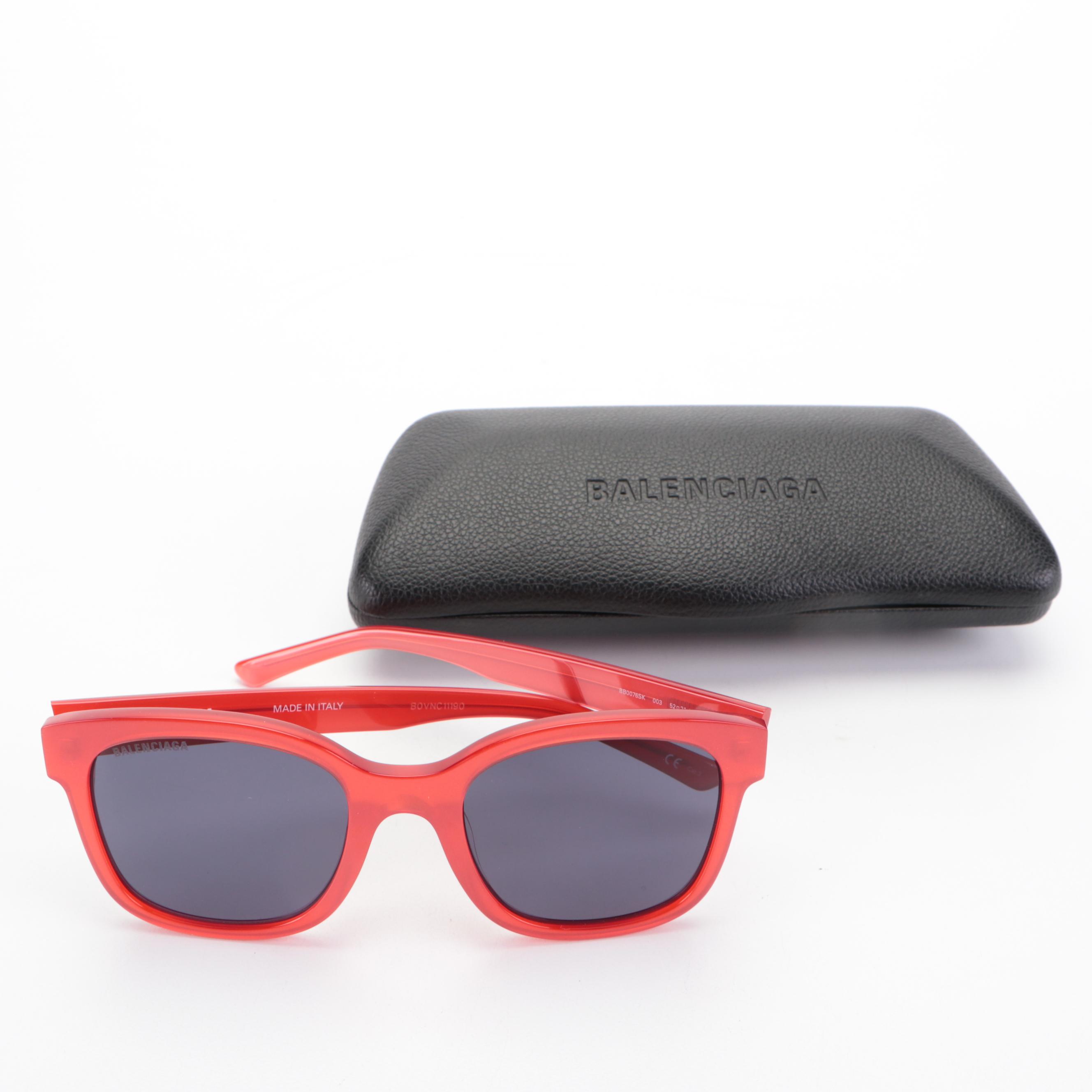 Balenciaga Everyday BB0076SK Sunglasses with Case